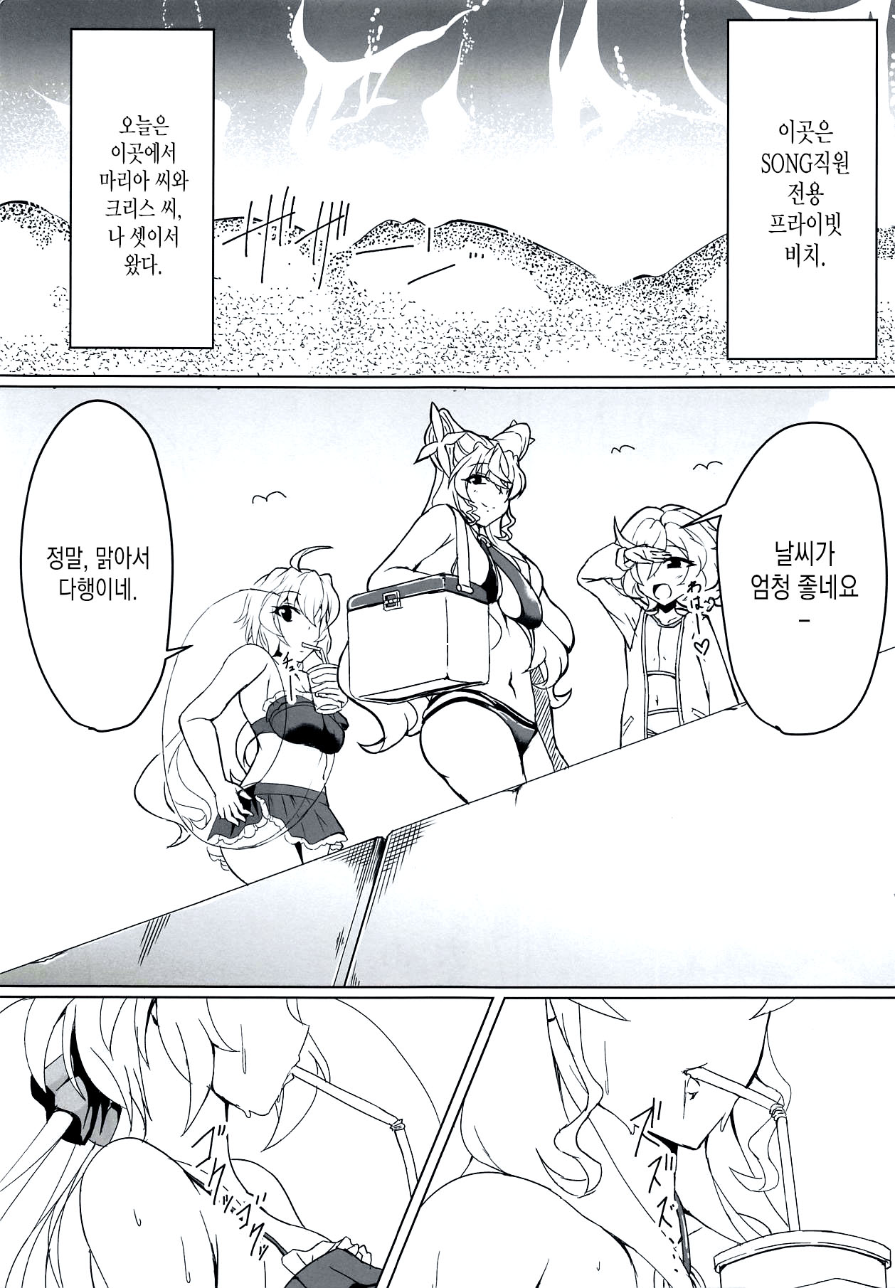 (C94) [Daisan Shinsekai (Fumikage)] MariChri wa Ochinpo nanka ni Makeru Hazu ga Nai!! (Senki Zesshou Symphogear) [korean] numero di immagine  2