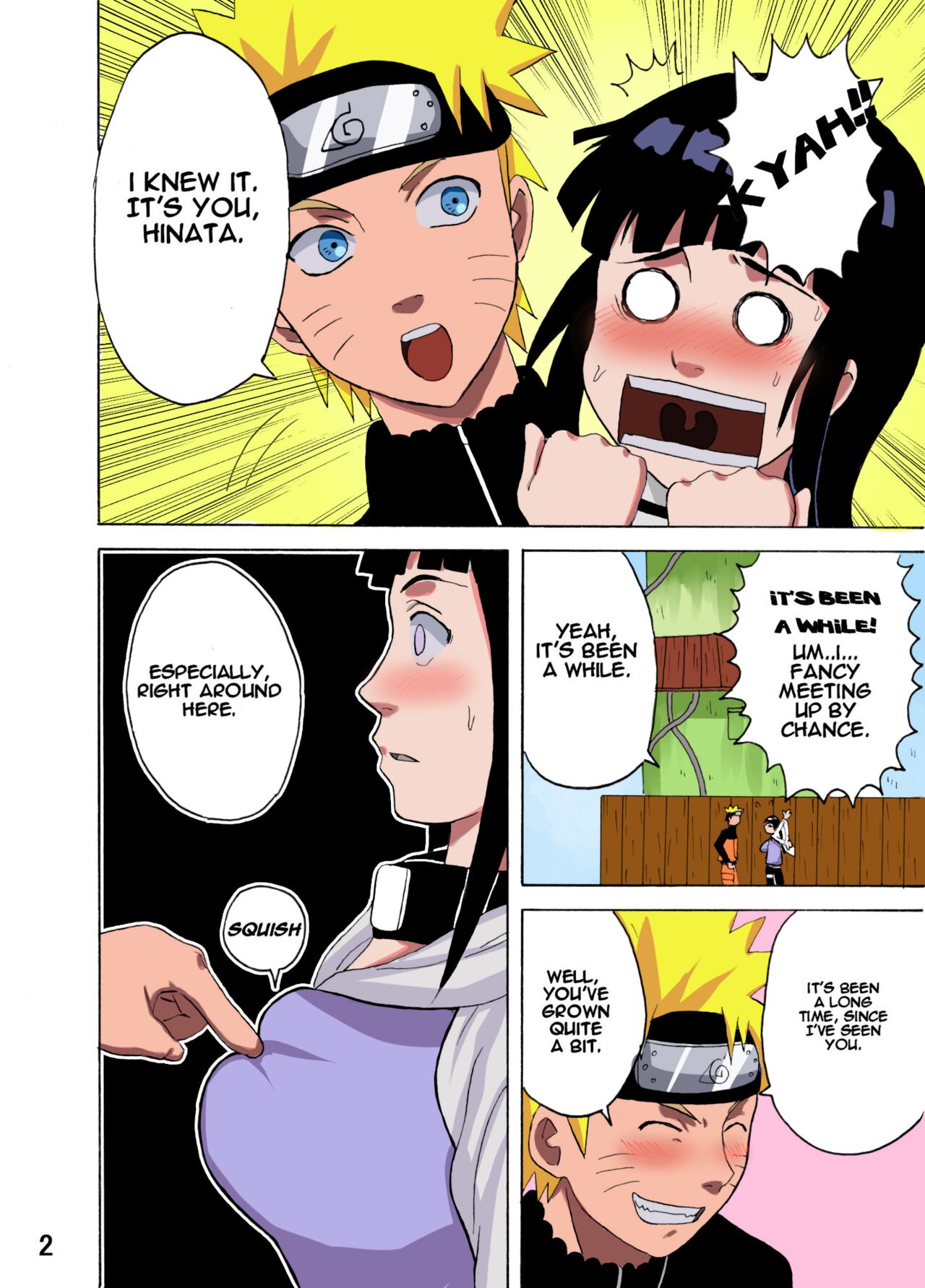 [Naruho-dou (Naruhodo)] Hinata Ganbaru! | Hinata Fight! (Naruto) [English] {Doujins.com} [Colorized] [Decensored] [Digital] image number 3