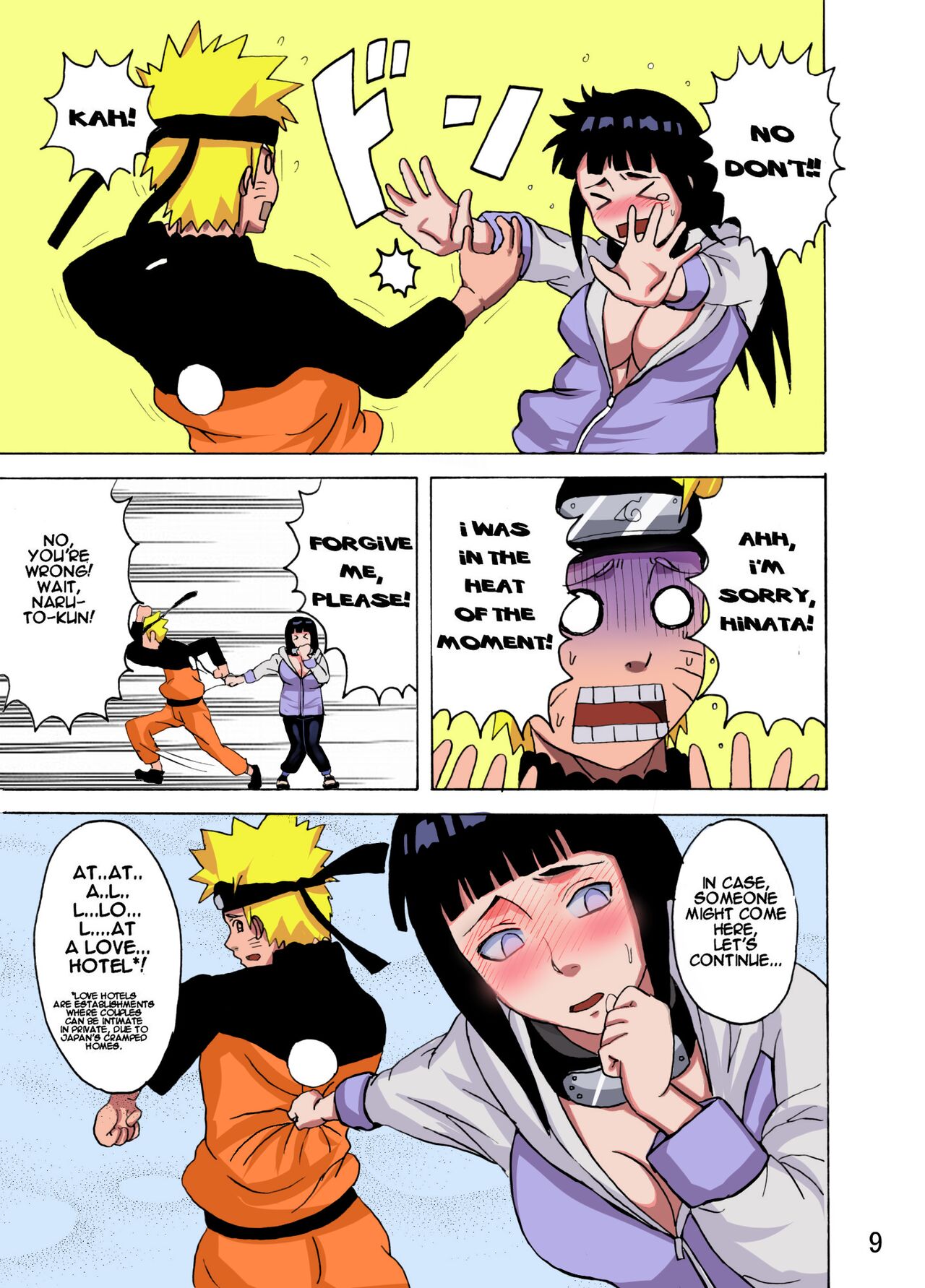 [Naruho-dou (Naruhodo)] Hinata Ganbaru! | Hinata Fight! (Naruto) [English] {Doujins.com} [Colorized] [Decensored] [Digital] image number 10