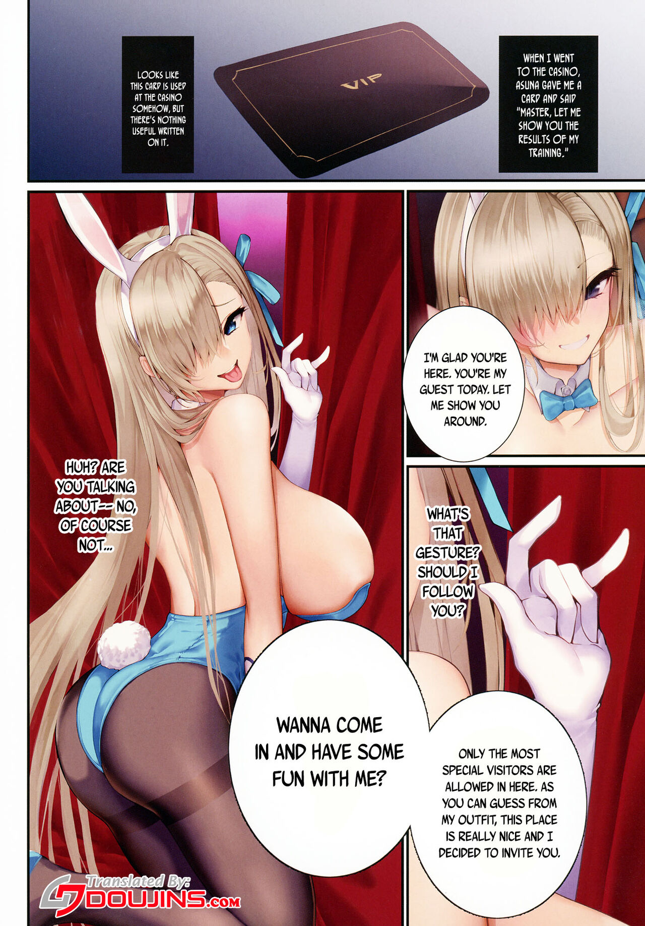 (C99) [Armadillo (Renji)] Bunny no Izanau VIP ROOM | The Bunny Seductive VIP ROOM (Blue Archive) [English] {Doujins.com} [Digital] 图片编号 2