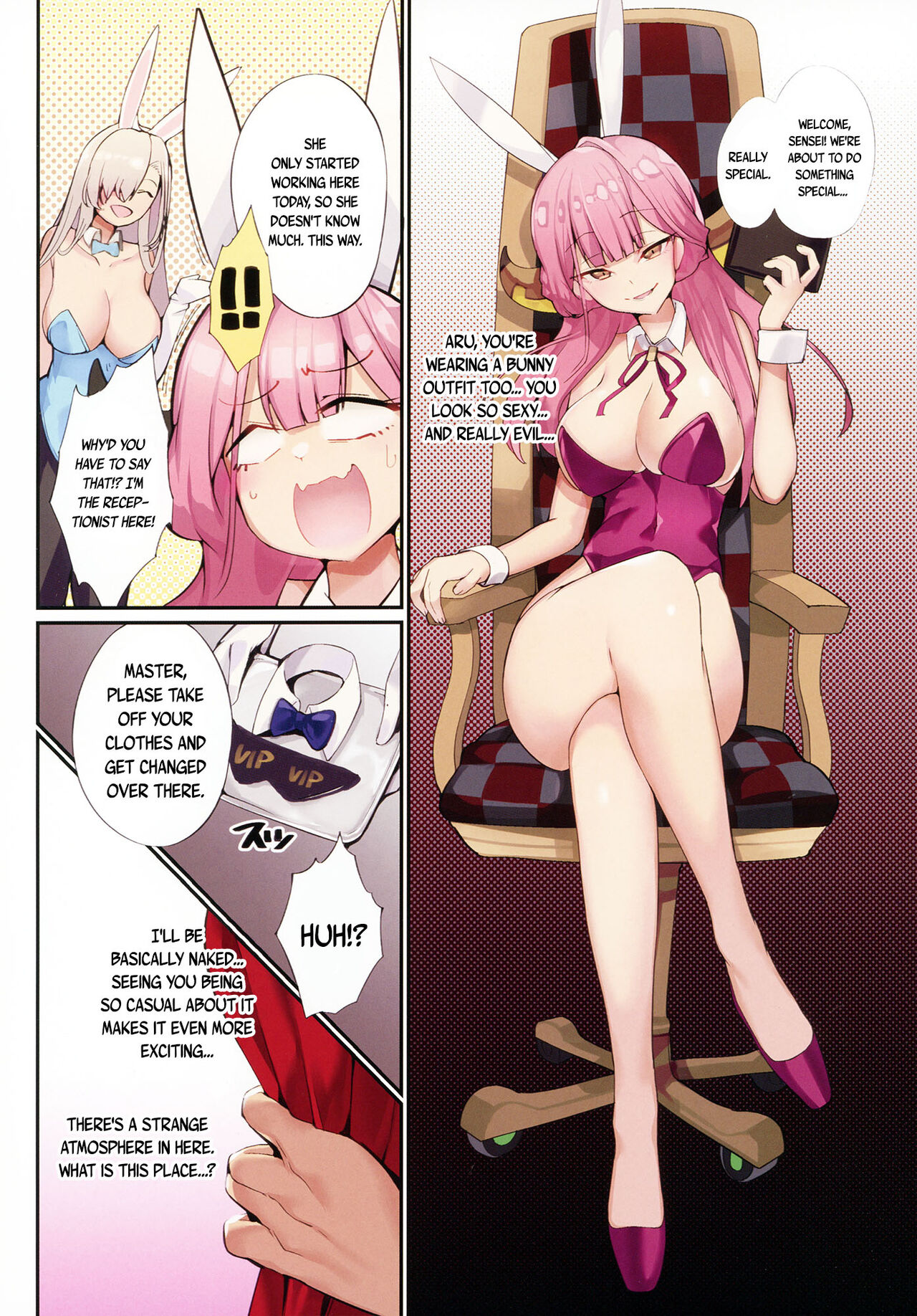 (C99) [Armadillo (Renji)] Bunny no Izanau VIP ROOM | The Bunny Seductive VIP ROOM (Blue Archive) [English] {Doujins.com} [Digital] 图片编号 3