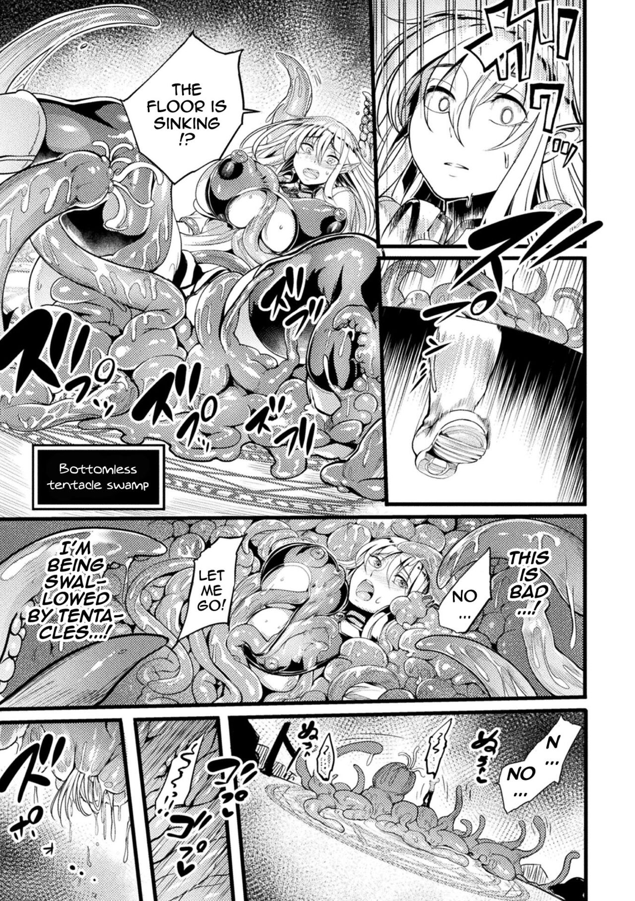 [Ikemen Teikoku (Remu)] Ero Trap Dungeon! Elf kari no Shokushuana Ep.1 | Lewd Trap Dungeon! The Elf Hunting Tentacle Hole Ep.1 [English] {Doujins.com} image number 7