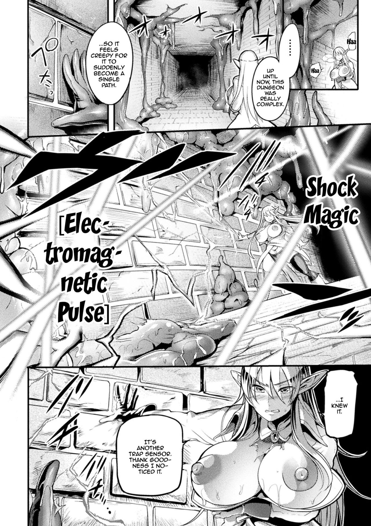 [Ikemen Teikoku (Remu)] Ero Trap Dungeon! Elf kari no Shokushuana Ep.2 | Lewd Trap Dungeon! The Elf Hunting Tentacle Hole Ep.2 [English] {Doujins.com} image number 6