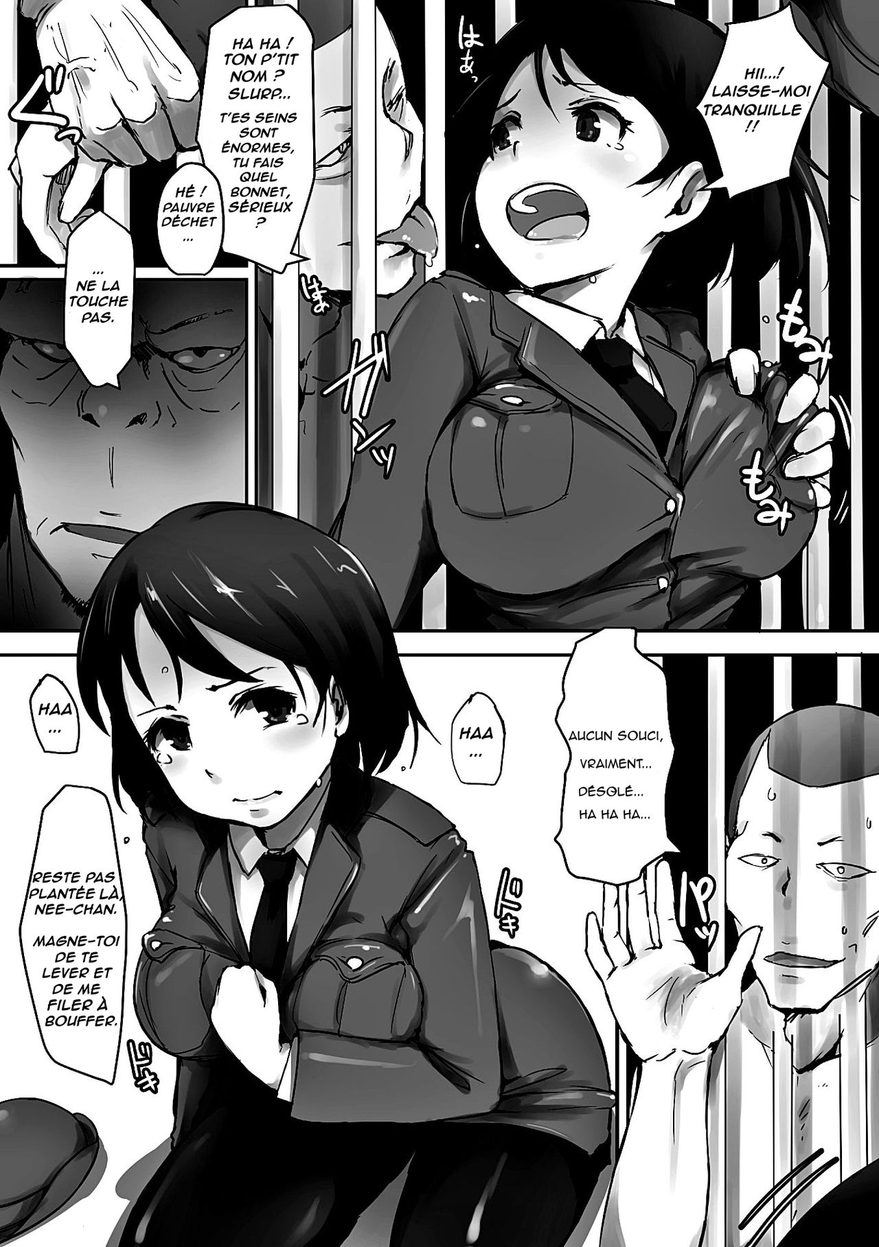 [Arakure] Prison Rape (2D Comic Magazine Keimusho de Aegu Onna-tachi Vol. 1) [French] [Digital] image number 7