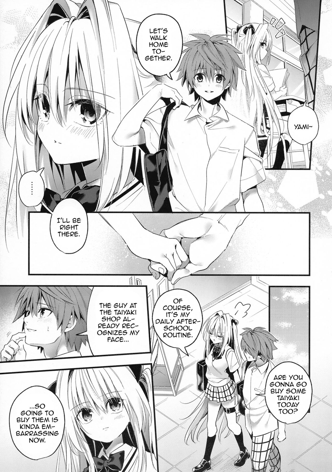 [Ringo no Naru Ki (Kise Itsuki)] Hajimete Namae de. | Call Me By My Name For The First Time (To LOVE-Ru) [English] {Doujins.com} [Digital] изображение № 4