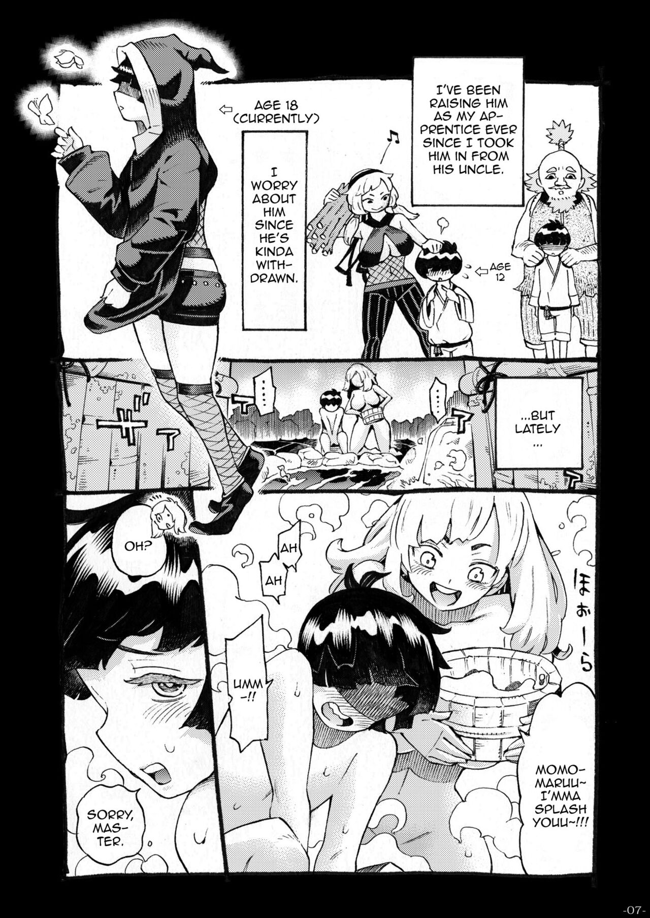[Naivta (Nishi Yoshiyuki)] Kunoichi wa Deshi to Oshinobi de | A Kunoichi Sneaks Up On Her Disciple [English] {Doujins.com} [Digital] 이미지 번호 6