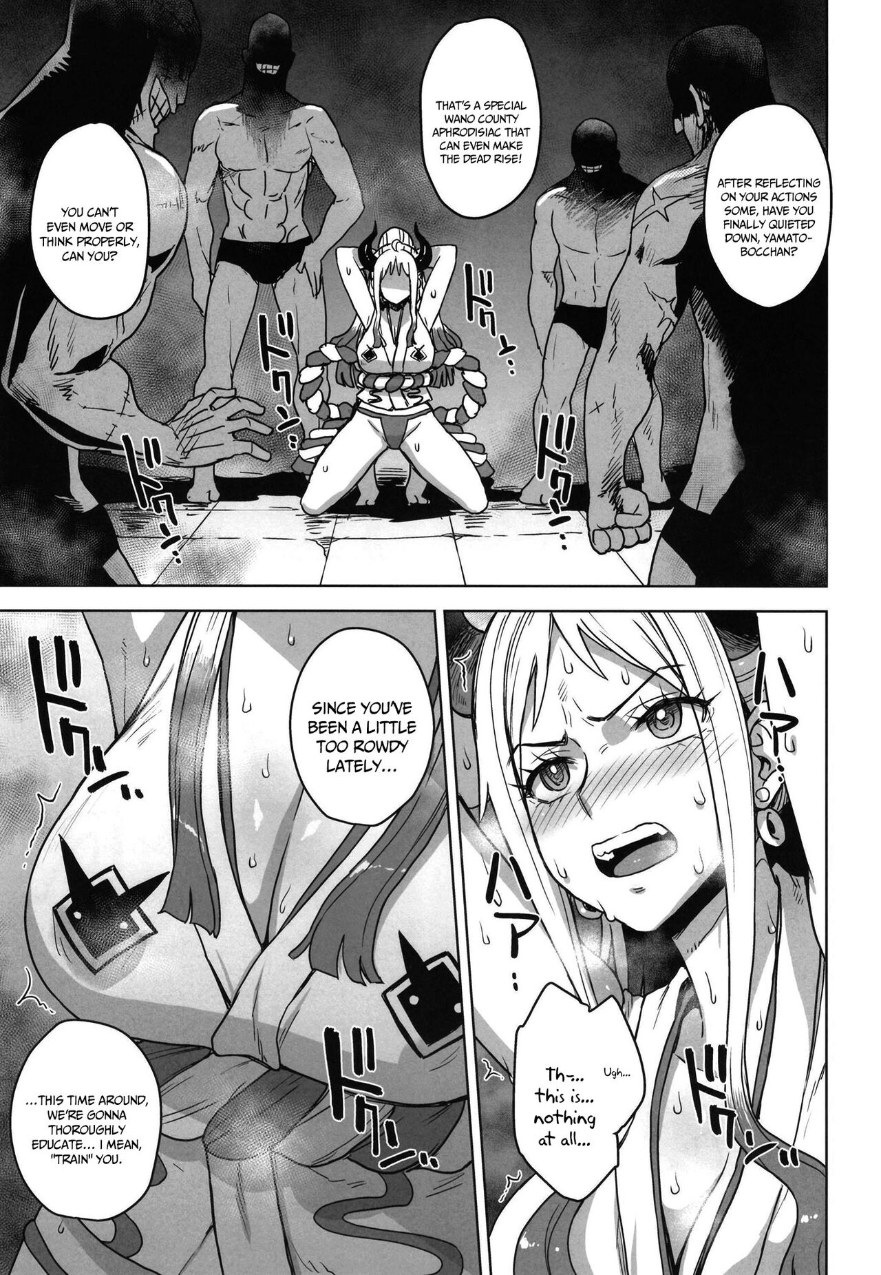 [Choujikuu Yousai Kachuusha (Denki Shougun)] Yamato no Ura Nisshi | Yamato's Behind The Scenes Diary (One Piece) [English] {Doujins.com} [Digital] imagen número 4