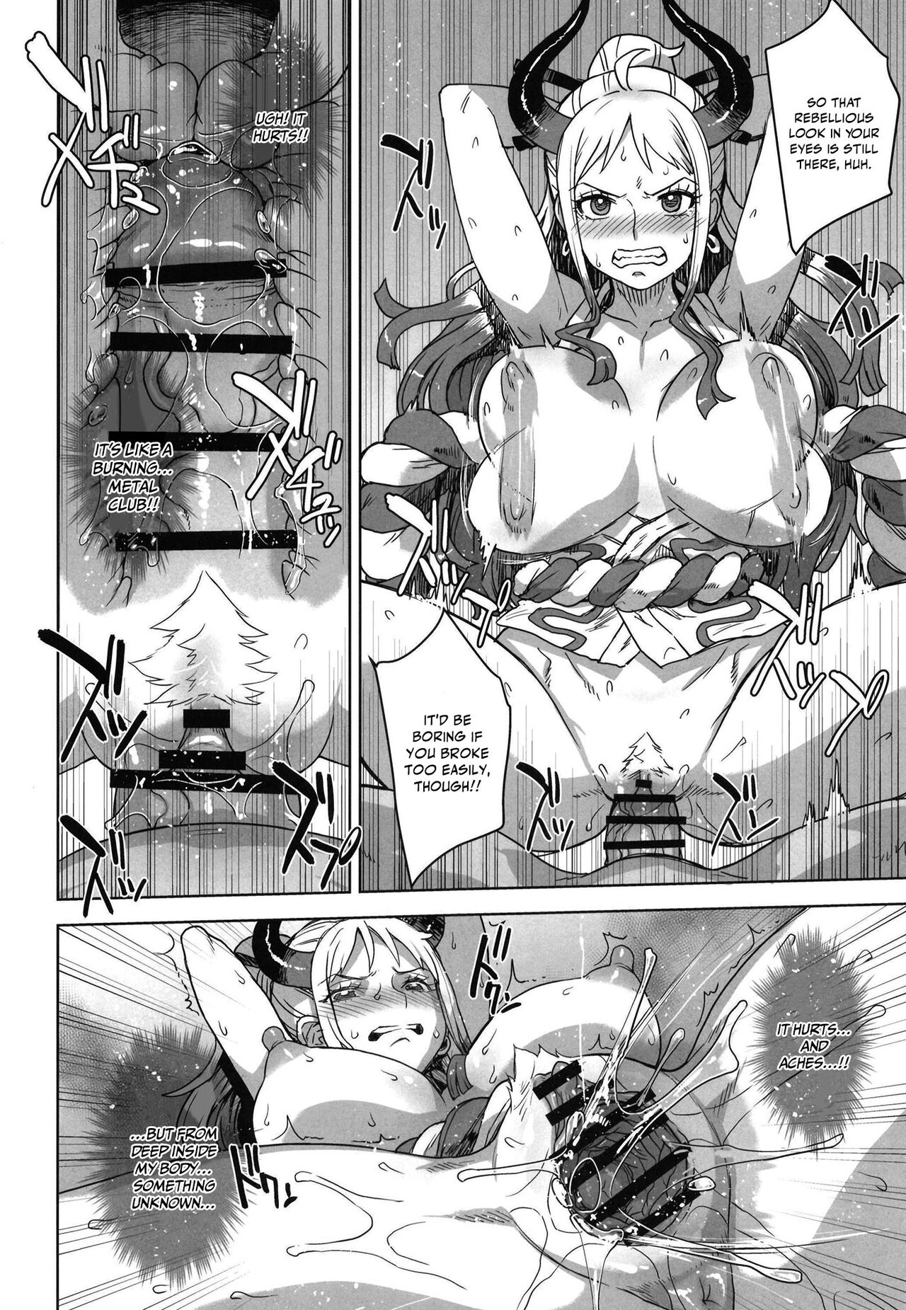 [Choujikuu Yousai Kachuusha (Denki Shougun)] Yamato no Ura Nisshi | Yamato's Behind The Scenes Diary (One Piece) [English] {Doujins.com} [Digital] imagen número 15