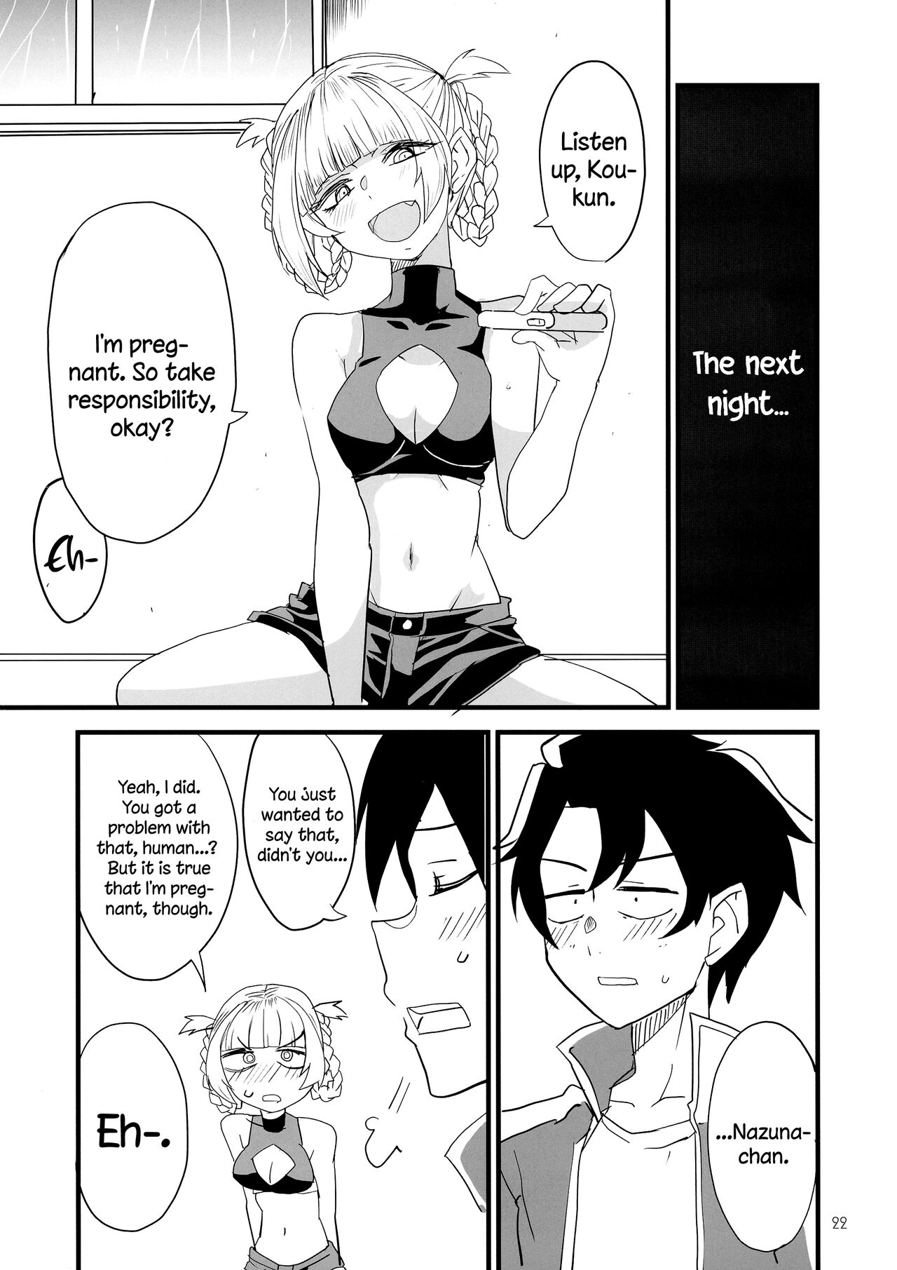 [BlueMage (Aoi Manabu)] Soineya no Uta | Call of the Snooze Shop (Yofukashi no Uta) [English] {Doujins.com} image number 22