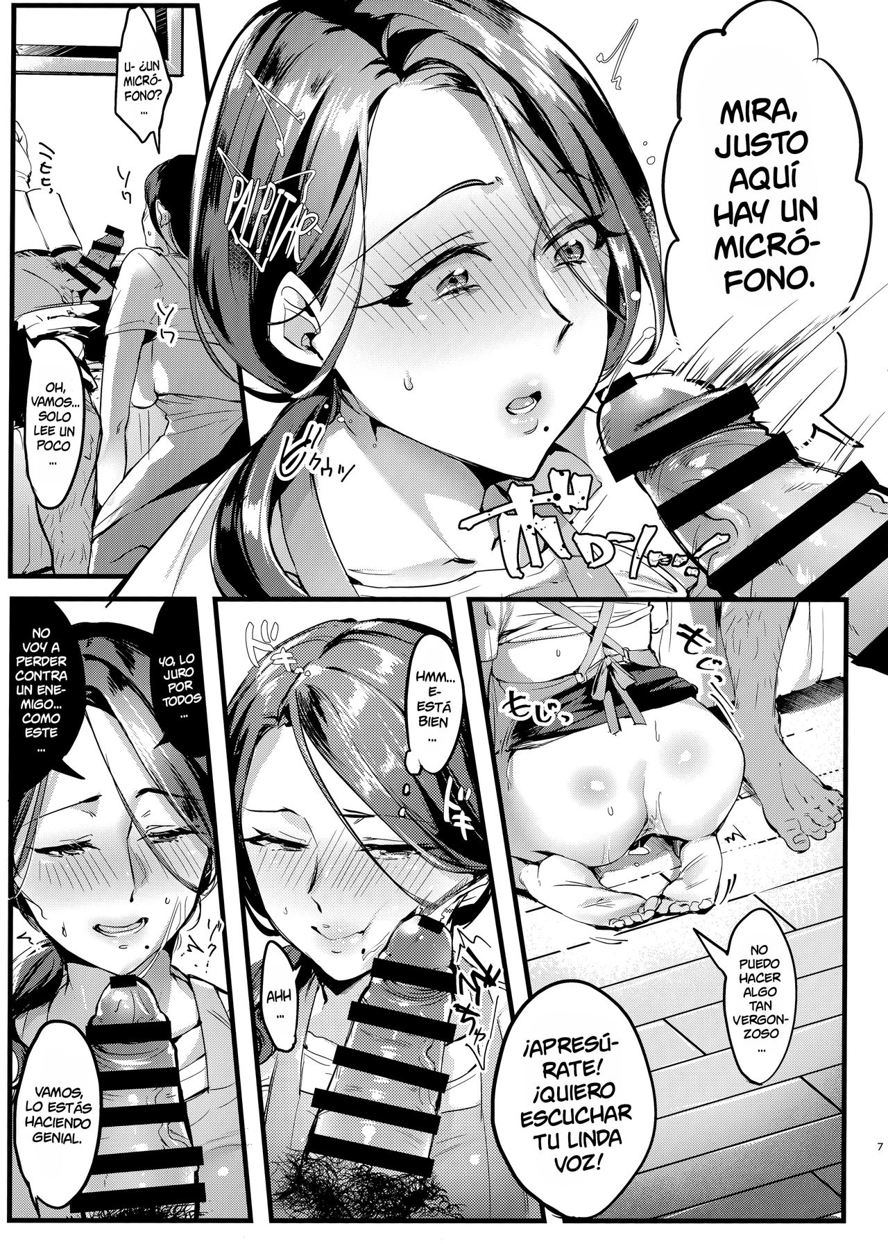 (COMIC1☆15) [Hatake no Oniku (Minamoto)] Tsuma ni Damatte Sokubaikai ni Ikun ja Nakatta 1.5 [Spanish] [NILG] Bildnummer 5