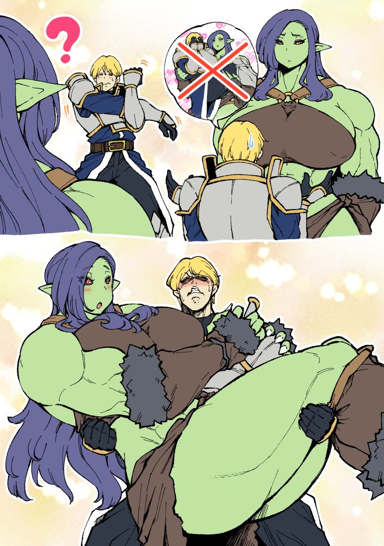 [Kyabosean] The Female Orc and Male Knight & Other Histories. {Hentaku!} image number 6
