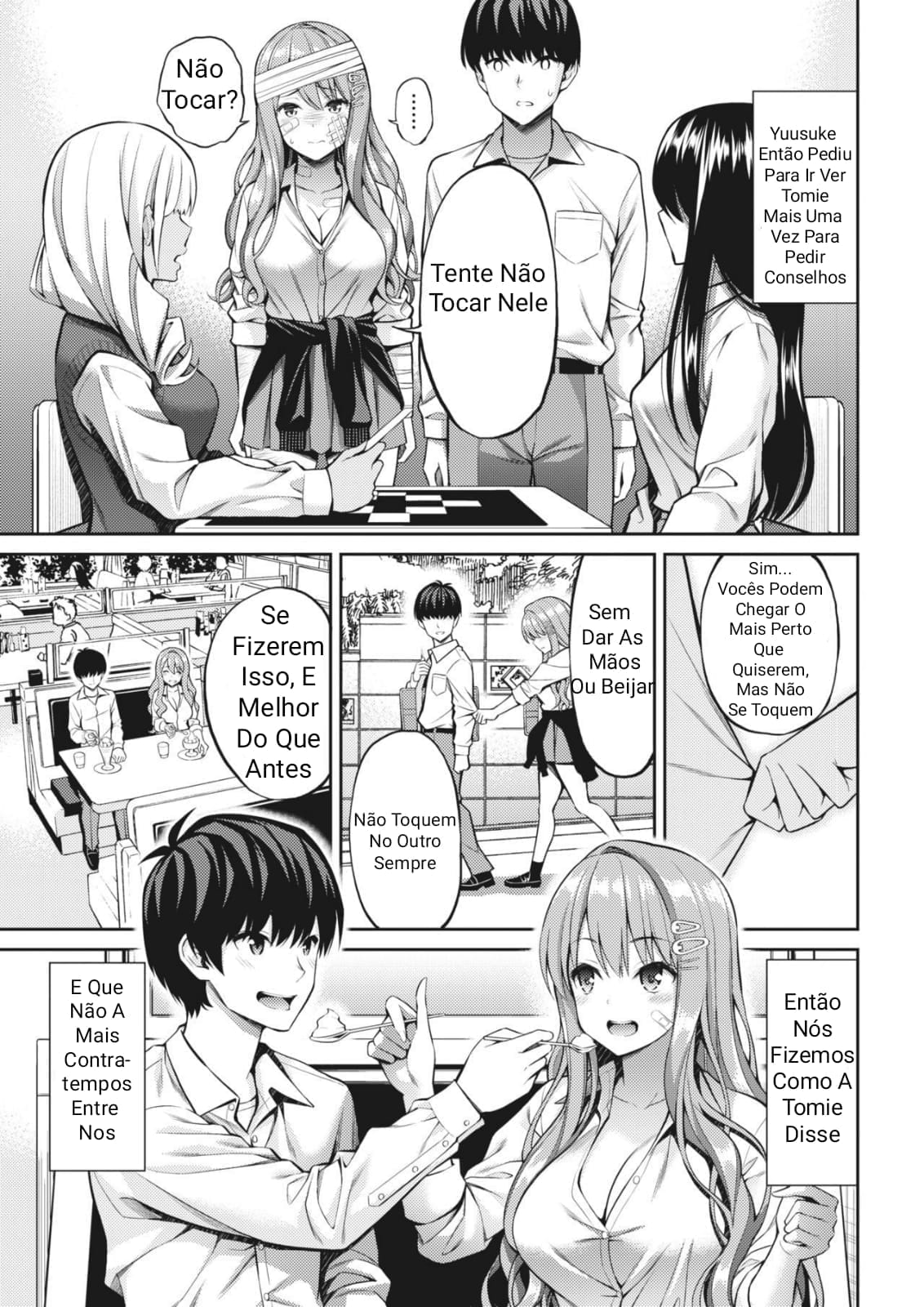 [Yahiro Pochi] Oblaat - Indirect kiss & sex & love | Indirect Kiss E Sex E Love (COMIC Kairakuten 2021-08) [Portuguese-BR] [Leon] [Digital] Bildnummer 5