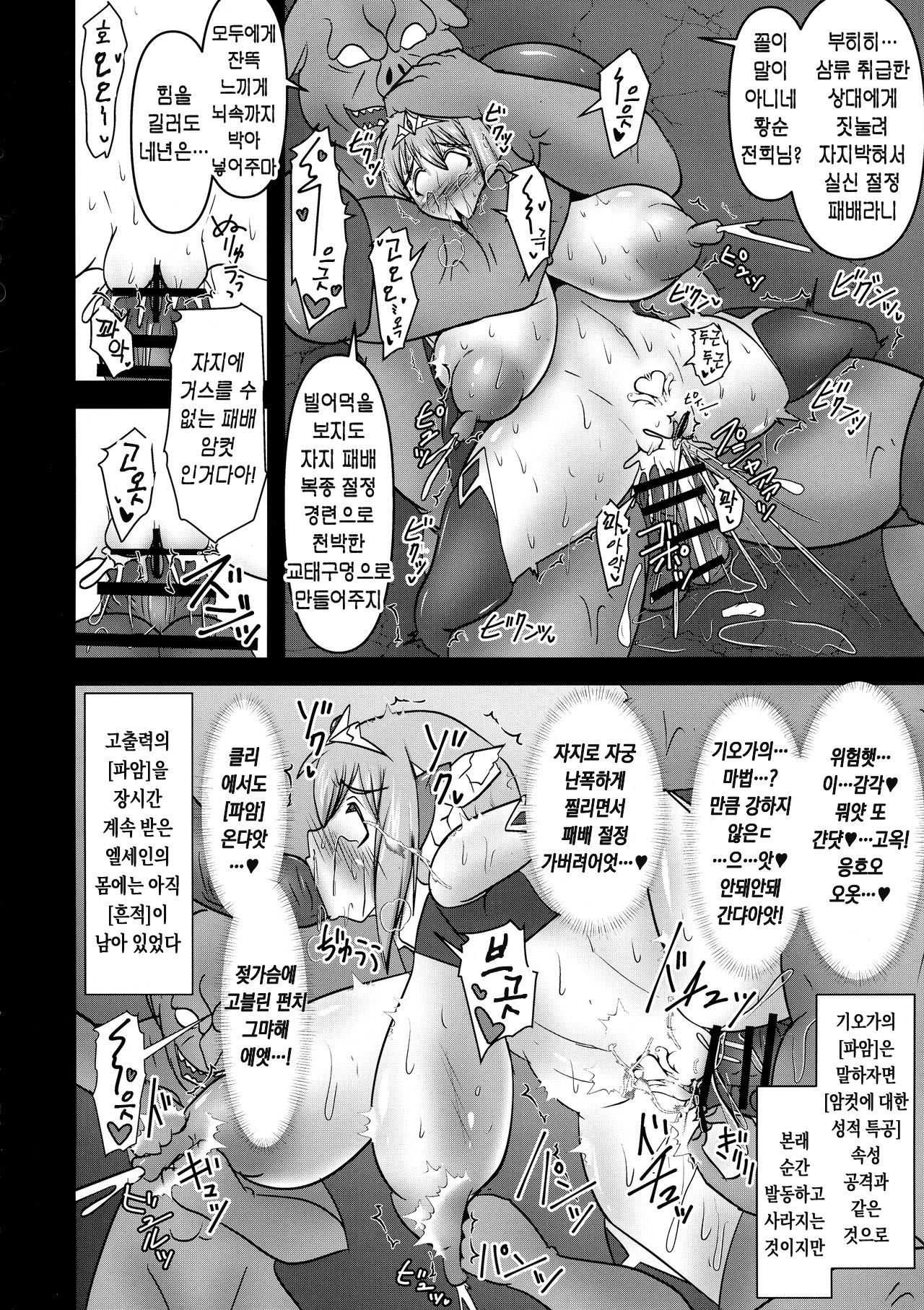 (COMIC1☆17) [FONETRASON (Ryutou)] Koujun Senhime Elsain VANQUISHED SHIELD 3 | 황순전희 엘세인 "부서져버린 사람들의 방패 3" [Korean] 24eme image