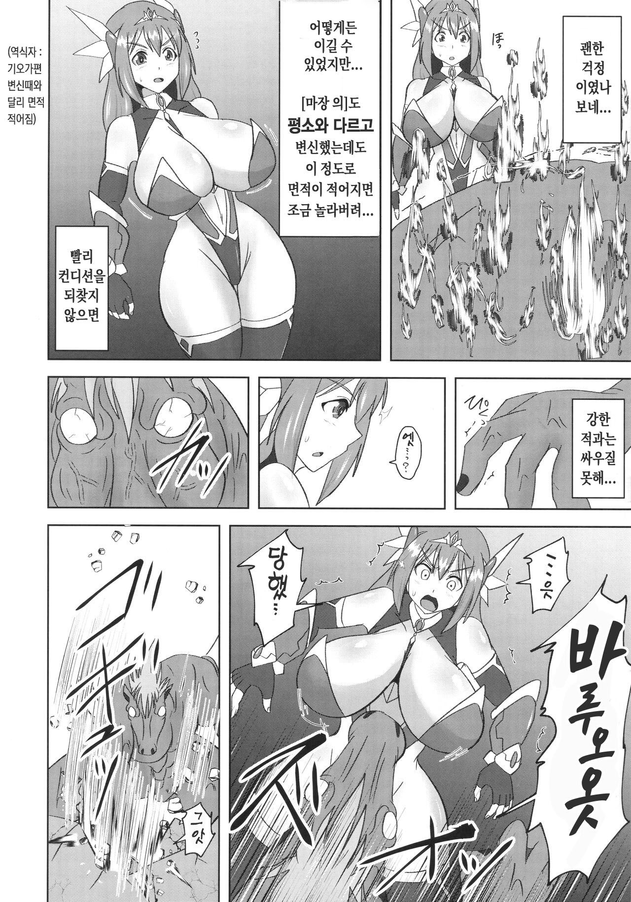 (C99) [FONETRASON (Ryutou)] Raygis Valicess Elsain "Haimesu Shoukougun" | 황순전희 엘세인 "패배암컷 증후군" [Korean] image number 11