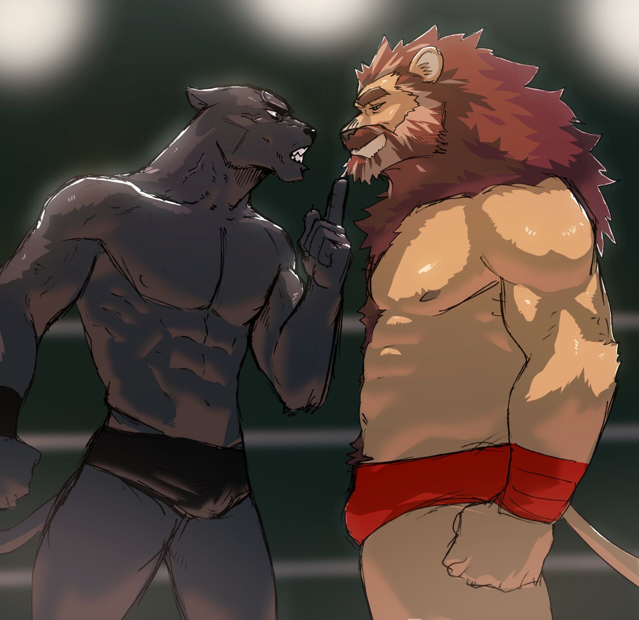 [Nomifuki] Bear Hug Battle (Vol. 1) - BlackSun's Story【夜狗个人汉化】 图片编号 5