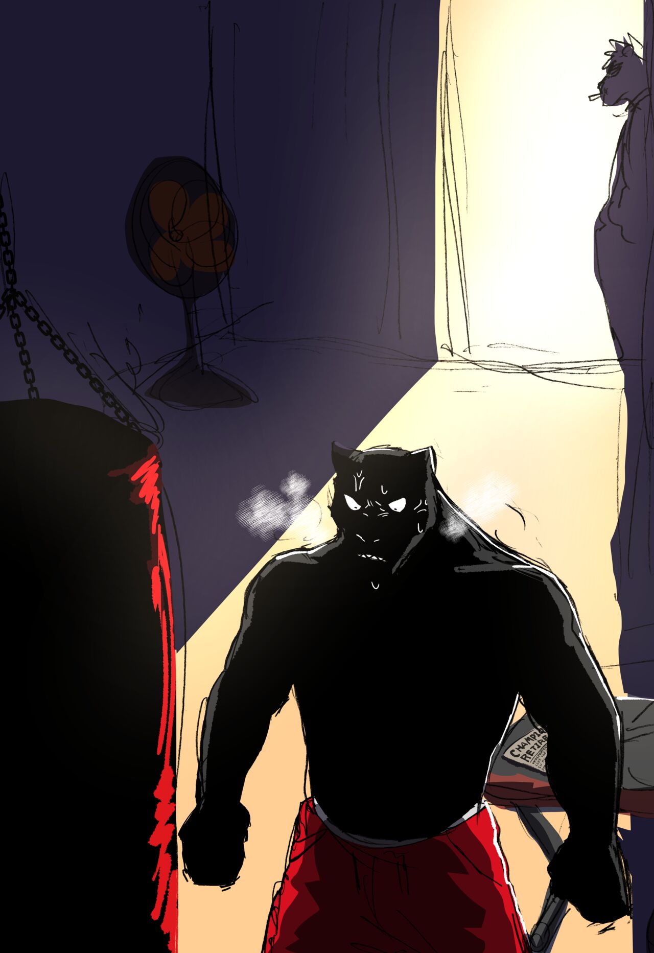 [Nomifuki] Bear Hug Battle (Vol. 1) - BlackSun's Story【夜狗个人汉化】 图片编号 7