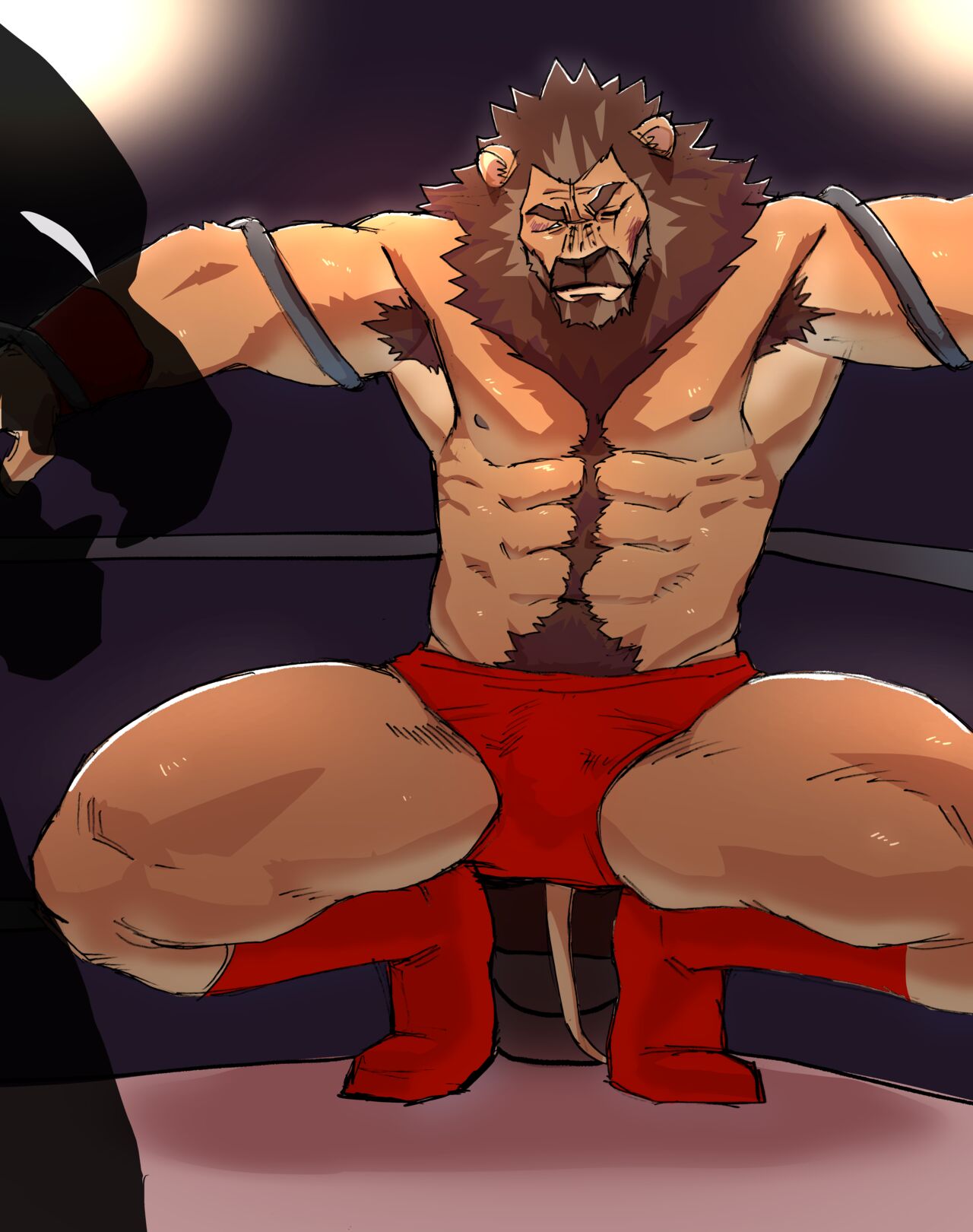 [Nomifuki] Bear Hug Battle (Vol. 1) - BlackSun's Story【夜狗个人汉化】 图片编号 10