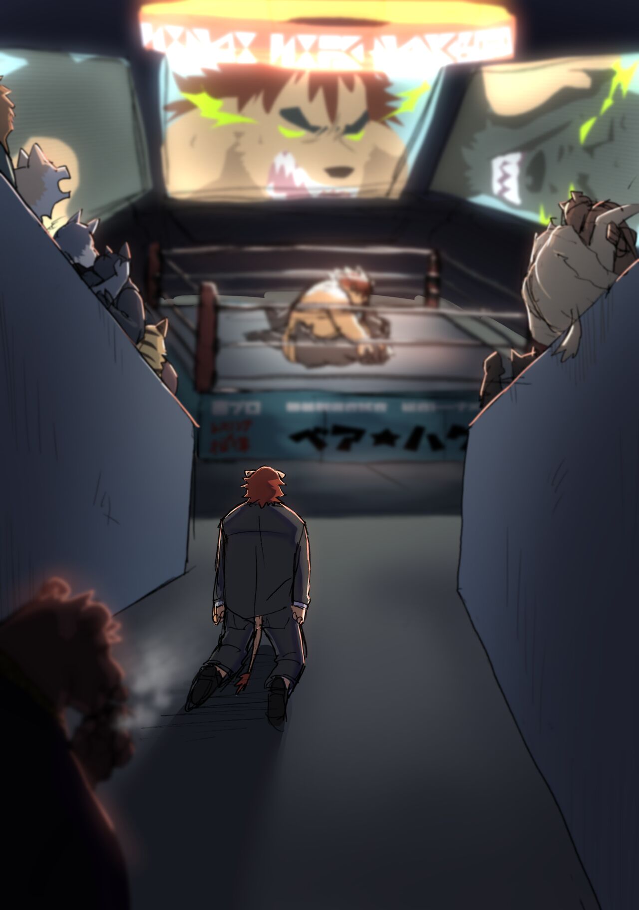 [Nomifuki] Bear Hug Battle (Vol. 2) - YoungSoul's Story【夜狗个人汉化】 이미지 번호 4