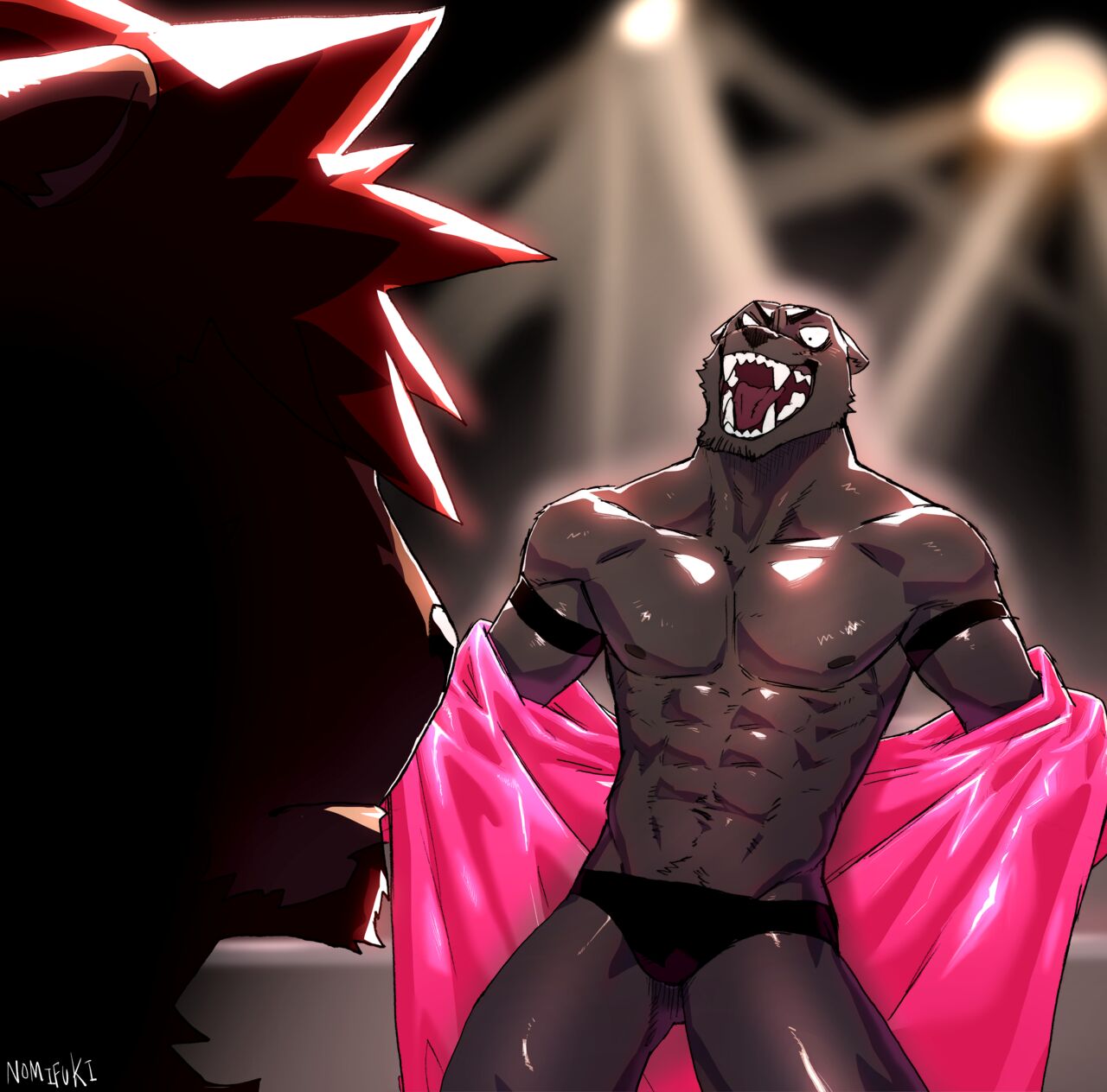 [Nomifuki] Bear Hug Battle (Vol. 2) - YoungSoul's Story【夜狗个人汉化】 이미지 번호 6