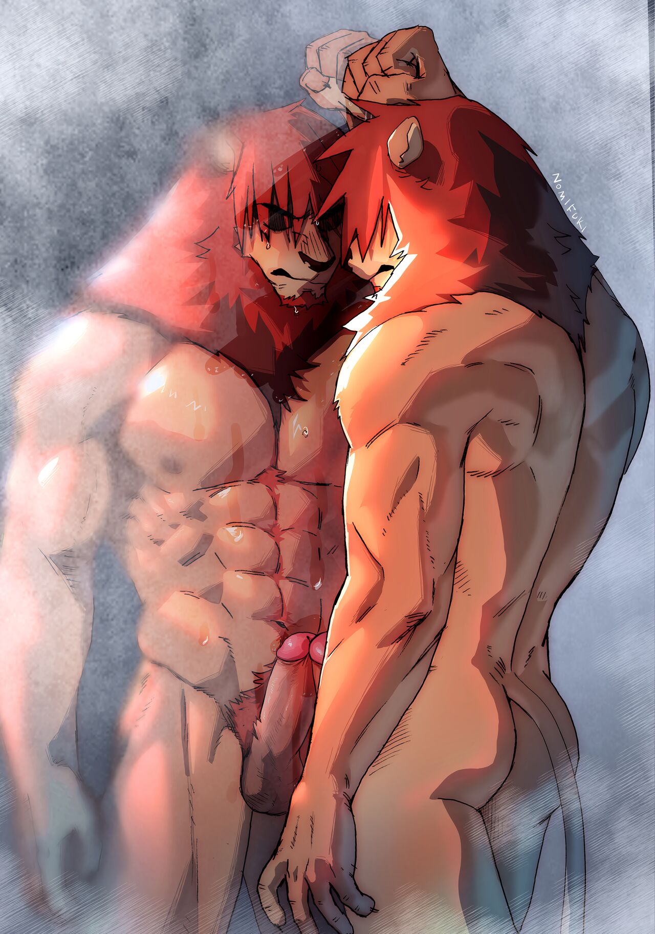 [Nomifuki] Bear Hug Battle (Vol. 2) - YoungSoul's Story【夜狗个人汉化】 이미지 번호 14