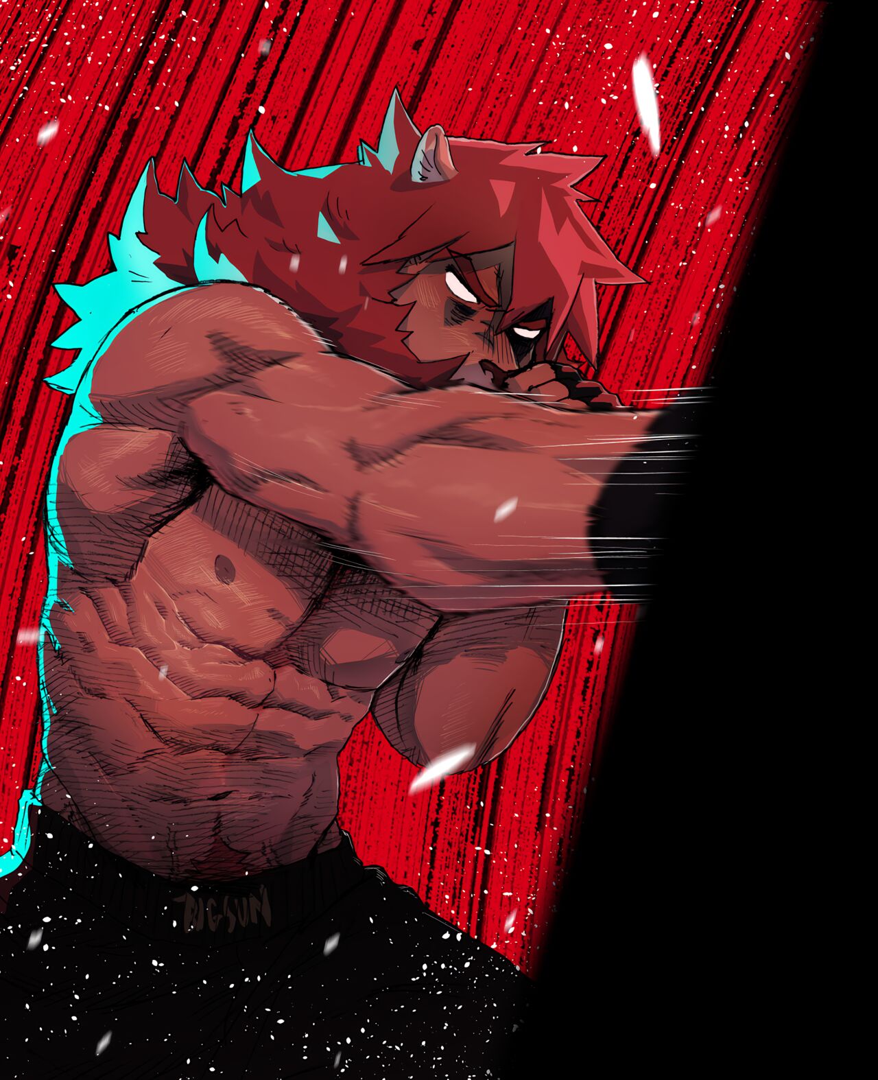 [Nomifuki] Bear Hug Battle (Vol. 4) - Genshin vs YoungSoul【夜狗个人汉化】 图片编号 23