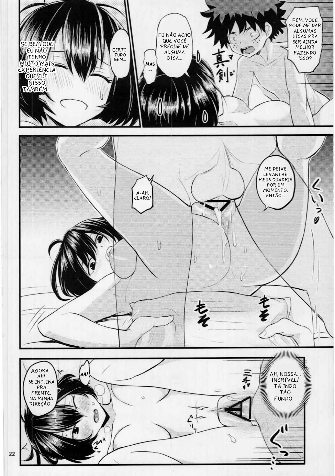 (C91) [crossray (Oomori Makoto)] Mandalay ni Fude Oroshi Shite Morau Hon (Boku no Hero Academia) [Portuguse-BR] [Naxusnl] imagen número 21