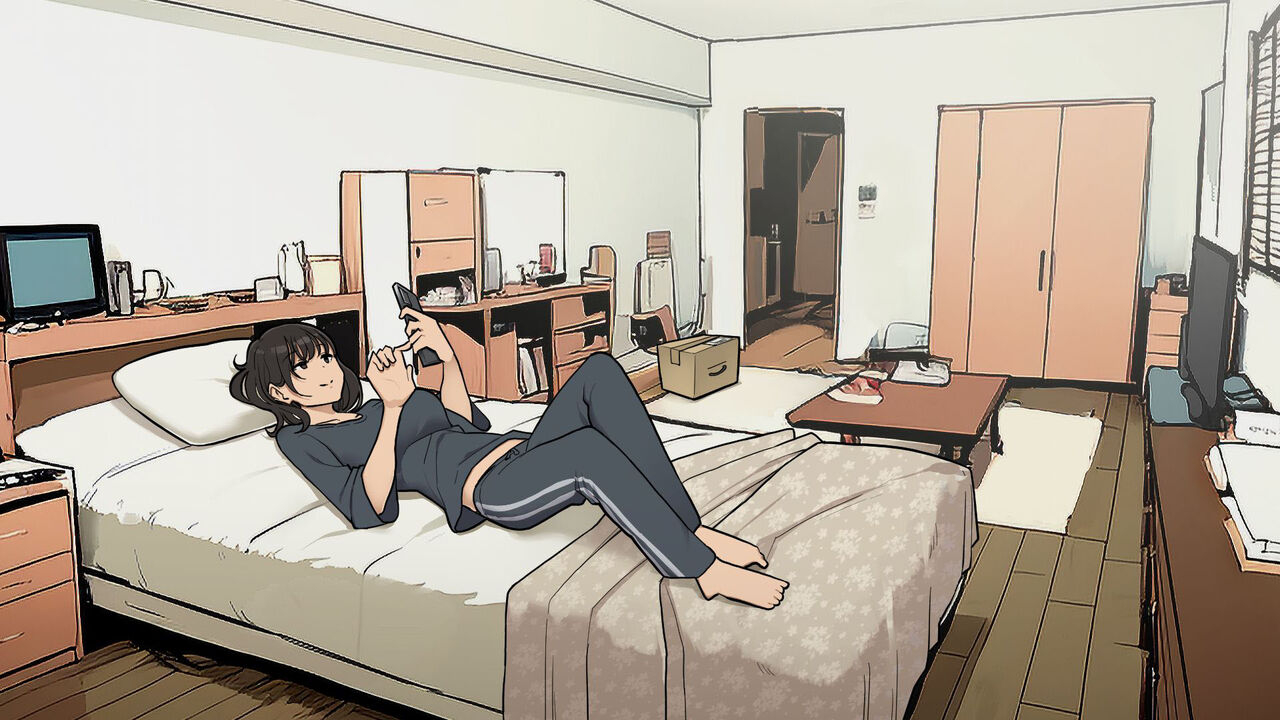 wakamatsu)택배수령이 칠칠치 않게 되어가는 OL짱 뒷편 image number 12