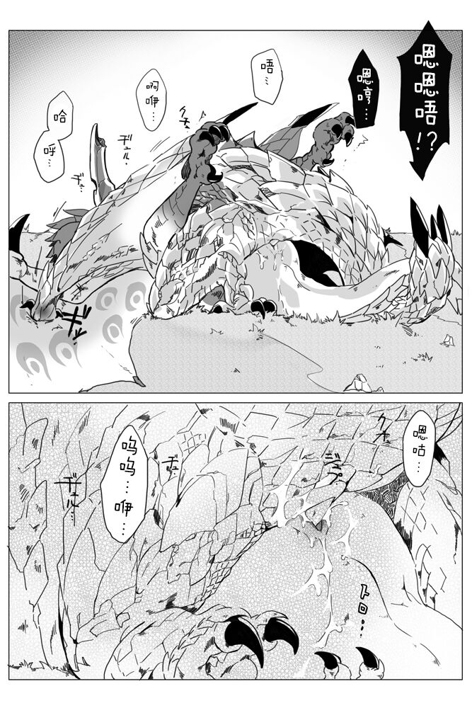 [Katagiri Maya] Seregios and Rathian | 千刃龙和雌火龙 (Monster Hunter) [Chinese] [ZX个人汉化] numero di immagine  13