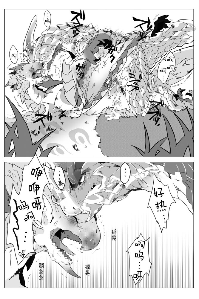 [Katagiri Maya] Seregios and Rathian | 千刃龙和雌火龙 (Monster Hunter) [Chinese] [ZX个人汉化] numero di immagine  16