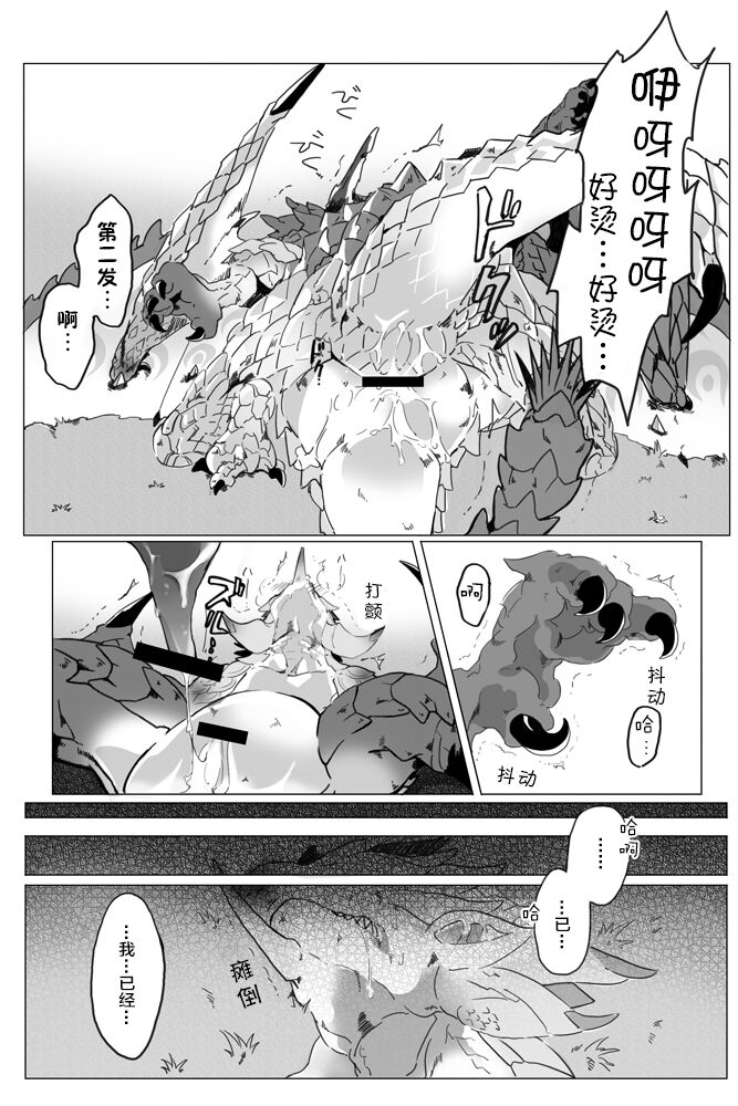 [Katagiri Maya] Seregios and Rathian | 千刃龙和雌火龙 (Monster Hunter) [Chinese] [ZX个人汉化] numero di immagine  17
