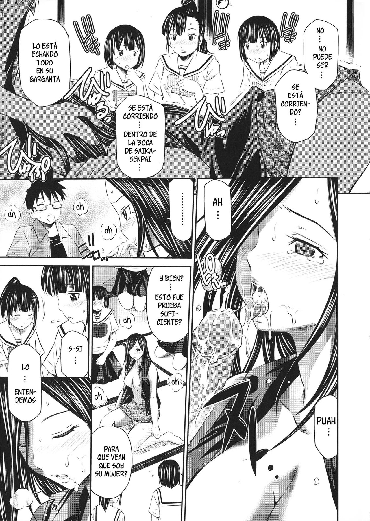 [Sabashi Renya] Koibito Engi | Fingiendo ser novios (Gokubuto Insert) [Spanish][Decensored][Harenchi no Fansub] image number 11