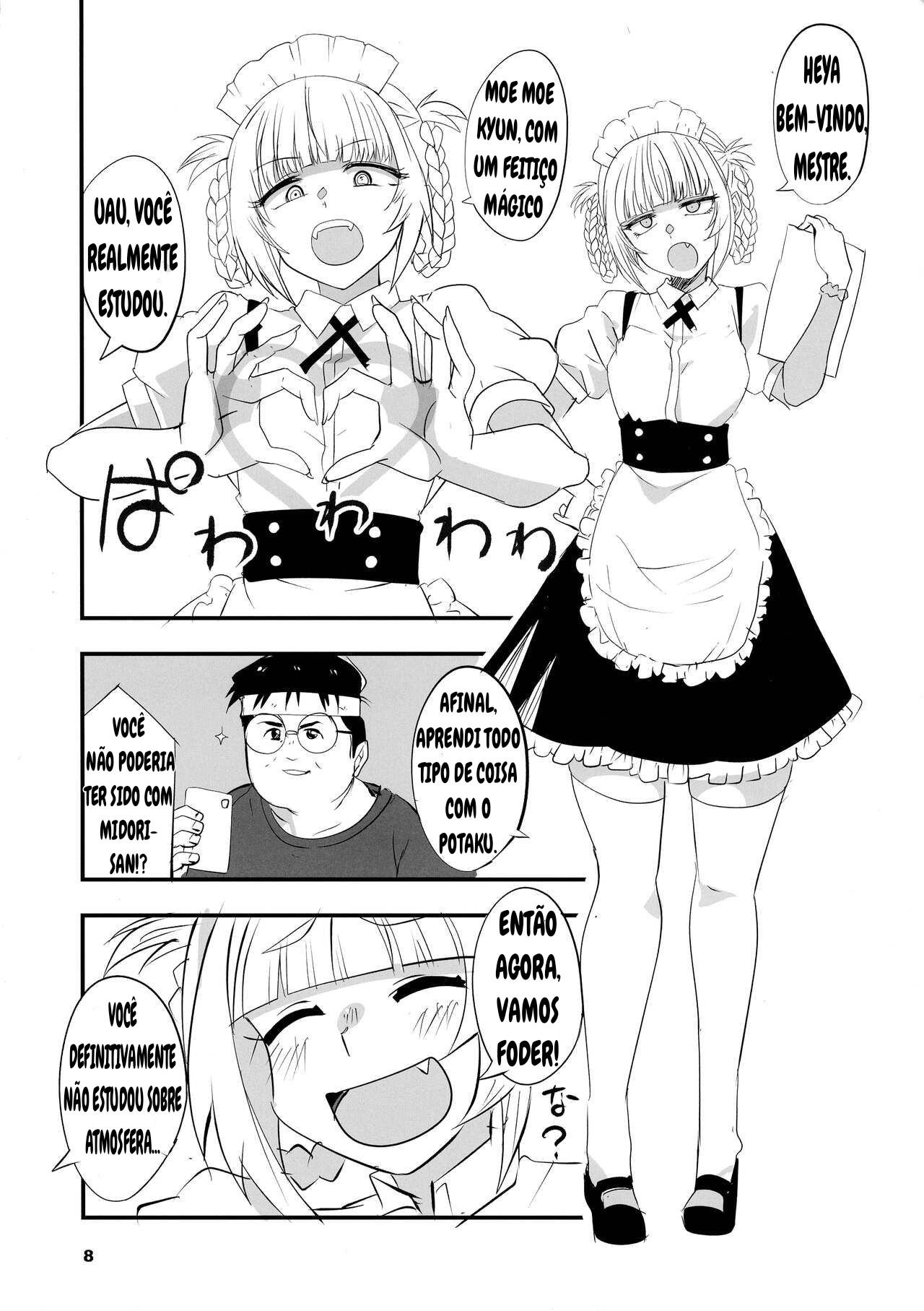 (C101) [BlueMage (Aoi Manabu)] Soineya no Uta 2 (Yofukashi no Uta) [Portuguese-BR] Bildnummer 8