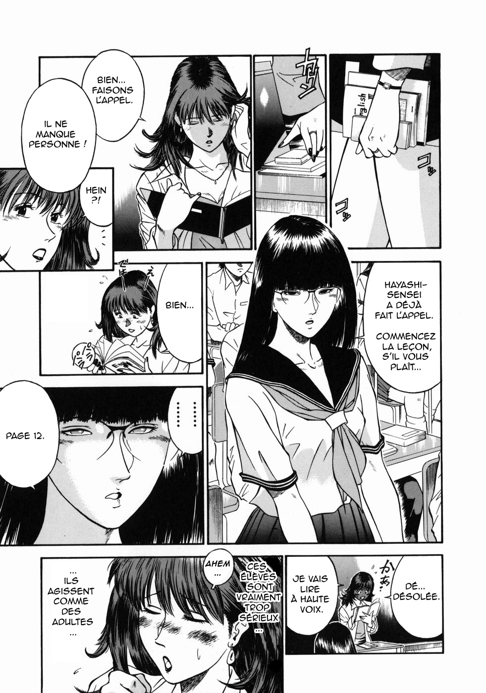 [Hiraoka Ryuichi] Onna Kyoushi Rieka | Professeure Rieka Ch. 4 [French] [O-S] image number 15