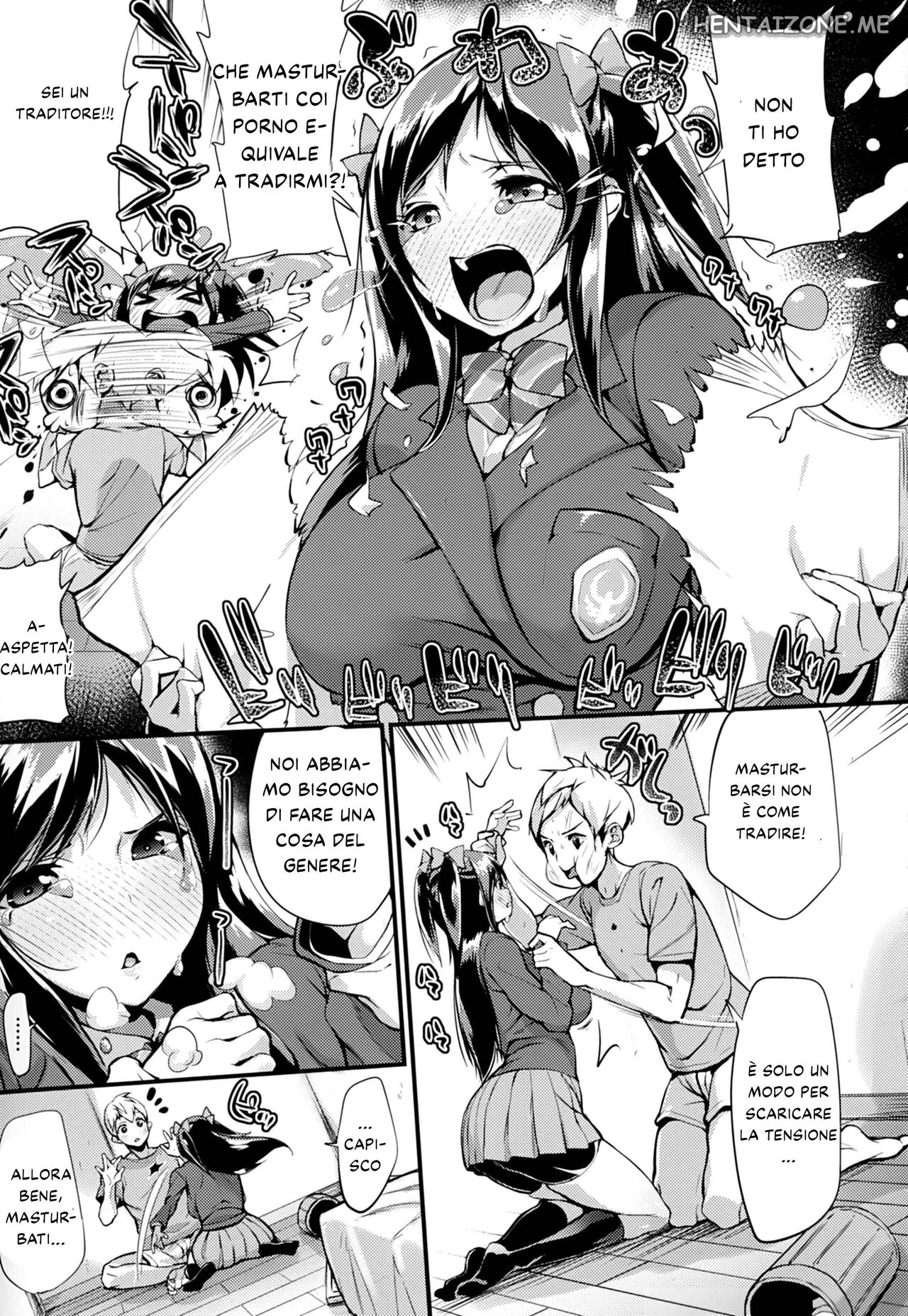 [Chirumakuro] Yakimochi Lingerie | Non Masturbarti Senza di me , Ok ?(COMIC HOTMiLK 2015-05) [Italian] 画像番号 3