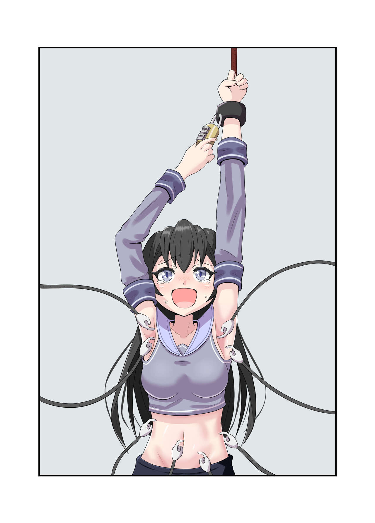 [GreenWeedA no Kousakushitsu] Aete katate dake kousoku shi te ku suguri de bougai suru manga изображение № 20