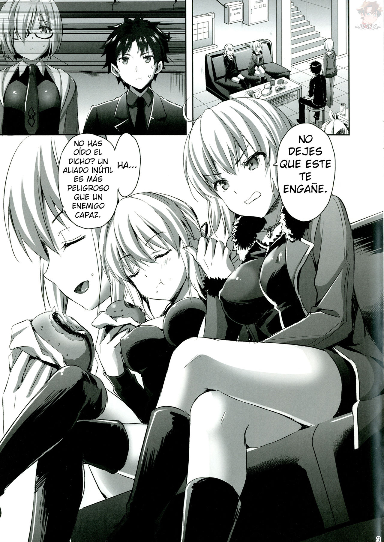 [Aigamodou (Ayakawa Riku)] Shinjuku Triangle (Fate/Grand Order) [Spanish] [Hizuru] [Digital] 图片编号 2