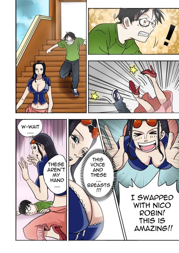 [Kawaideska] Nico Robin Body Swap Experience (One Piece) [colorized] [bcbedx] 이미지 번호 1