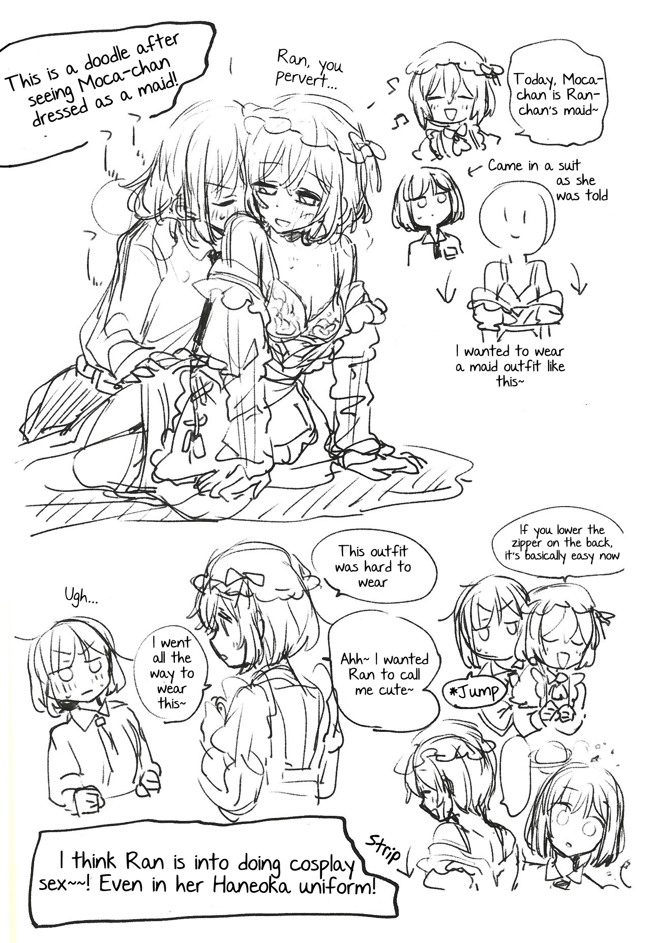 (BanG Dreamer's Party! 14th STAGE) [Zawameki Jambo (Zawameki)] Ran ja Nakute, Goshujin-sama desho (BanG Dream!) [English] [ROSMONTISISLOVE] image number 18