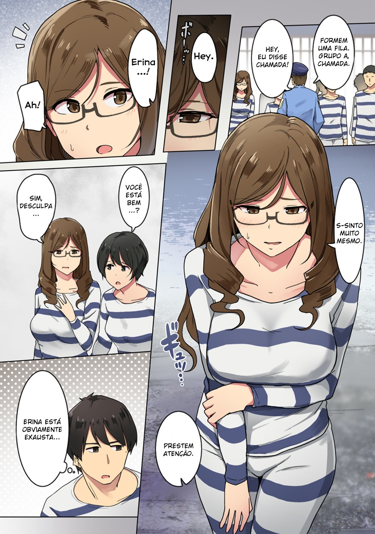 [Wakamatsu] Kangoku Zemi Kanshu ni Zettai Fukujuu o Shiirarete... Ch.3 (COMIC Ananga Ranga Vol. 48) [Portuguese-BR] 图片编号 3