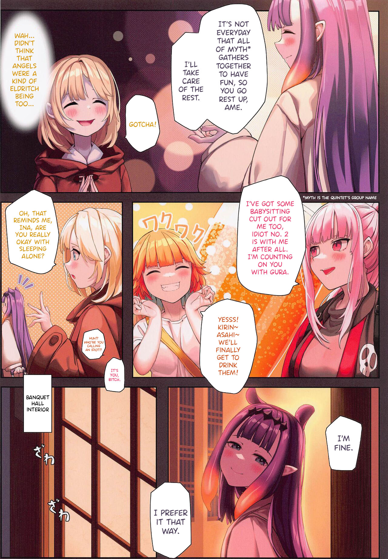 [Kuwaiya (Biu (Mitsu))] AmeSame Onsen Ryokou no Iroiro | The Many Happenings of AmeSame's Hot Spring Trip (Watson Amelia, Gawr Gura) [English] 图片编号 5