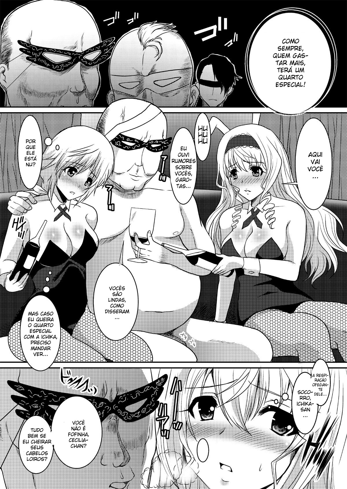 [Neko to Hato (Hatoya Mameshichi)] IS Gakuen Kounin!? Usagi Kari no Yoru (IS <Infinite Stratos>) [Portuguese-BR] [Digital] image number 6