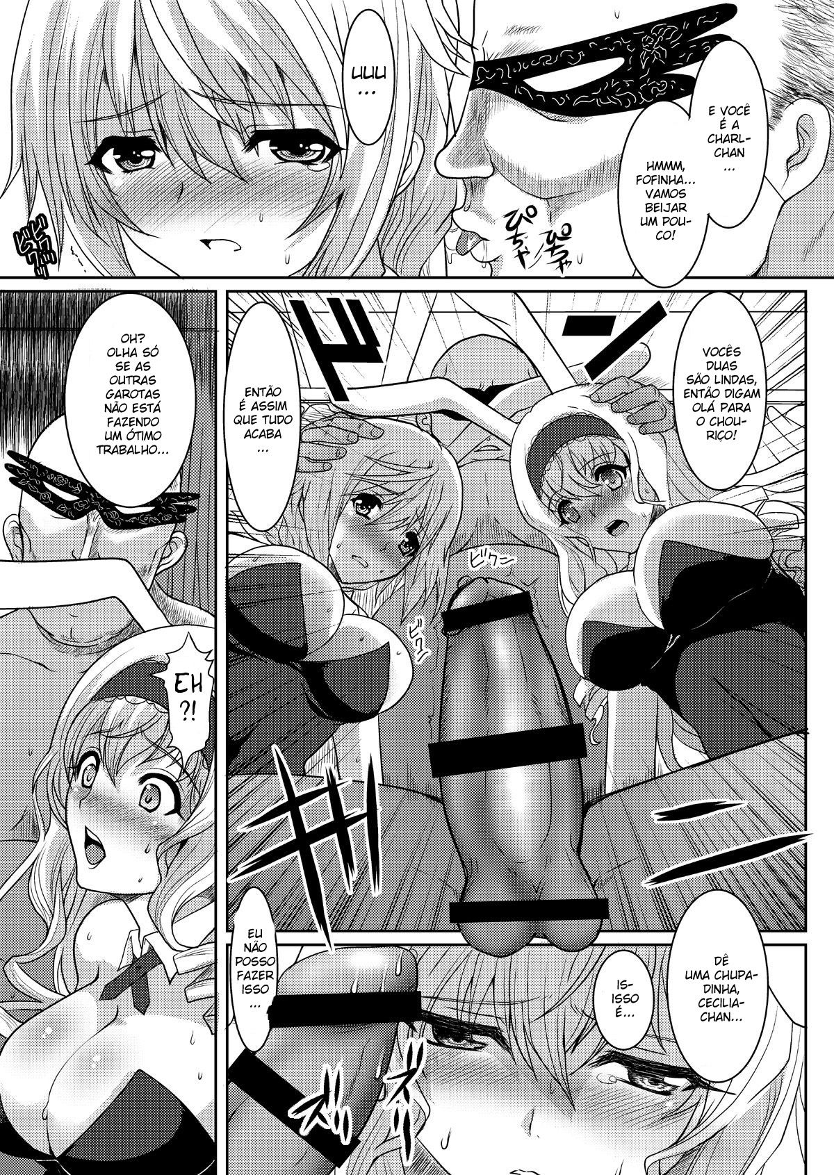 [Neko to Hato (Hatoya Mameshichi)] IS Gakuen Kounin!? Usagi Kari no Yoru (IS <Infinite Stratos>) [Portuguese-BR] [Digital] image number 7