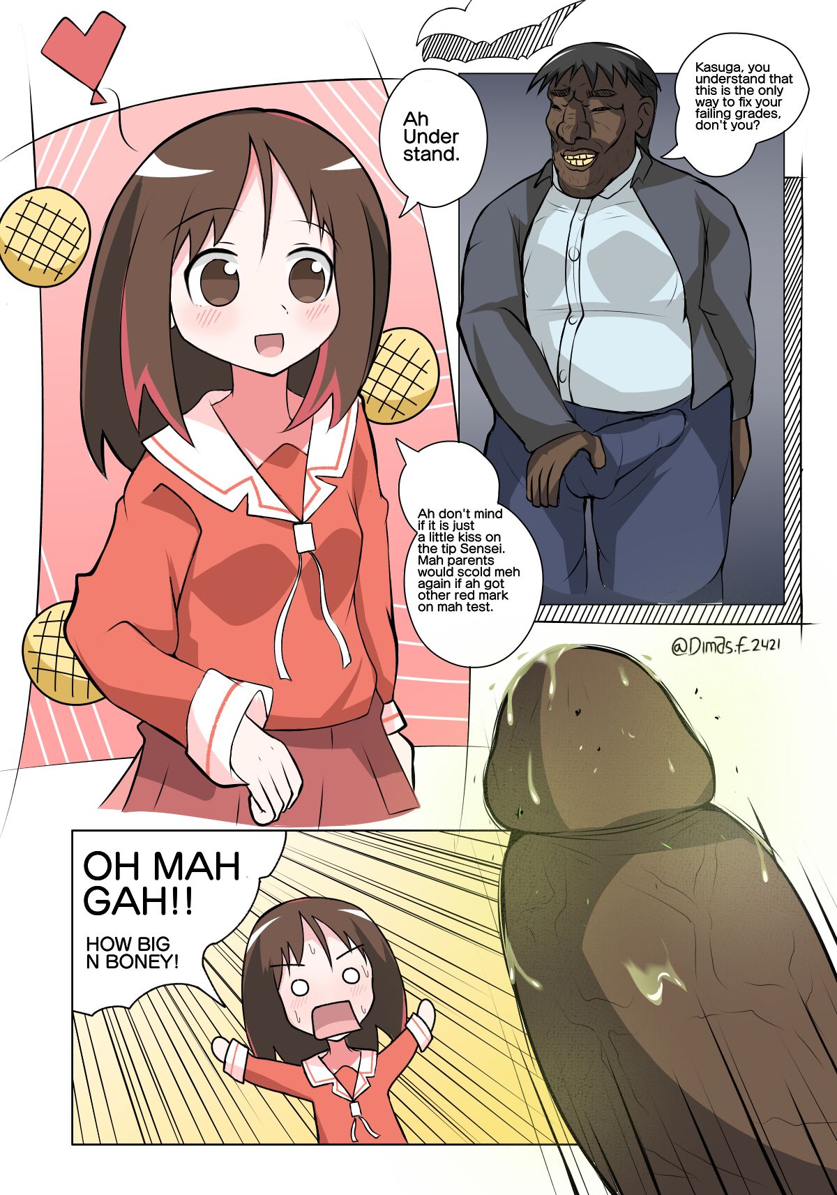 [DimasF_2421] Osaka's first time NTR (Azumanga Daioh) 图片编号 1
