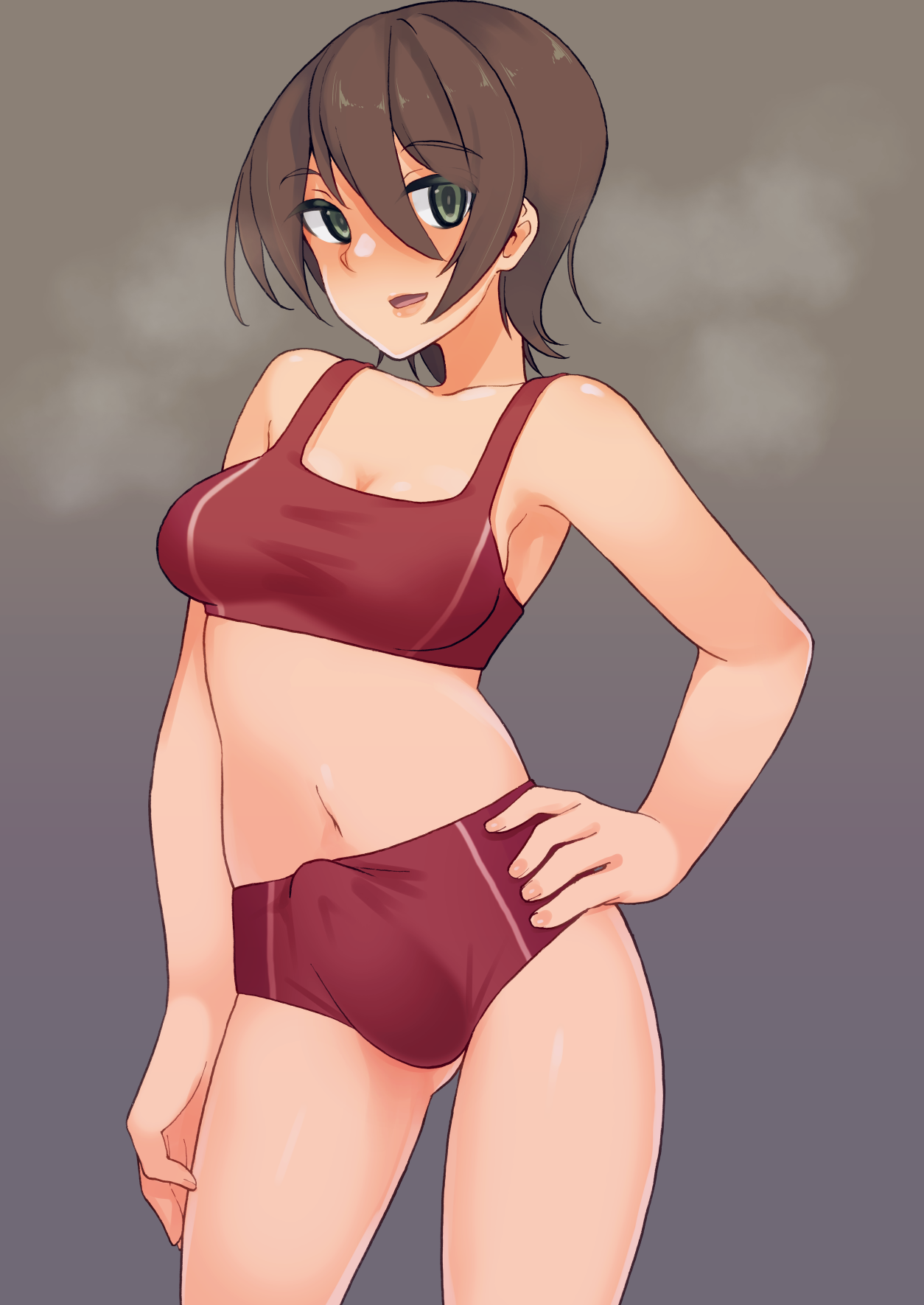 [Root 12-hedron (Landolt Tamaki)] Futanari Mizugi Collection (Digital) image number 28