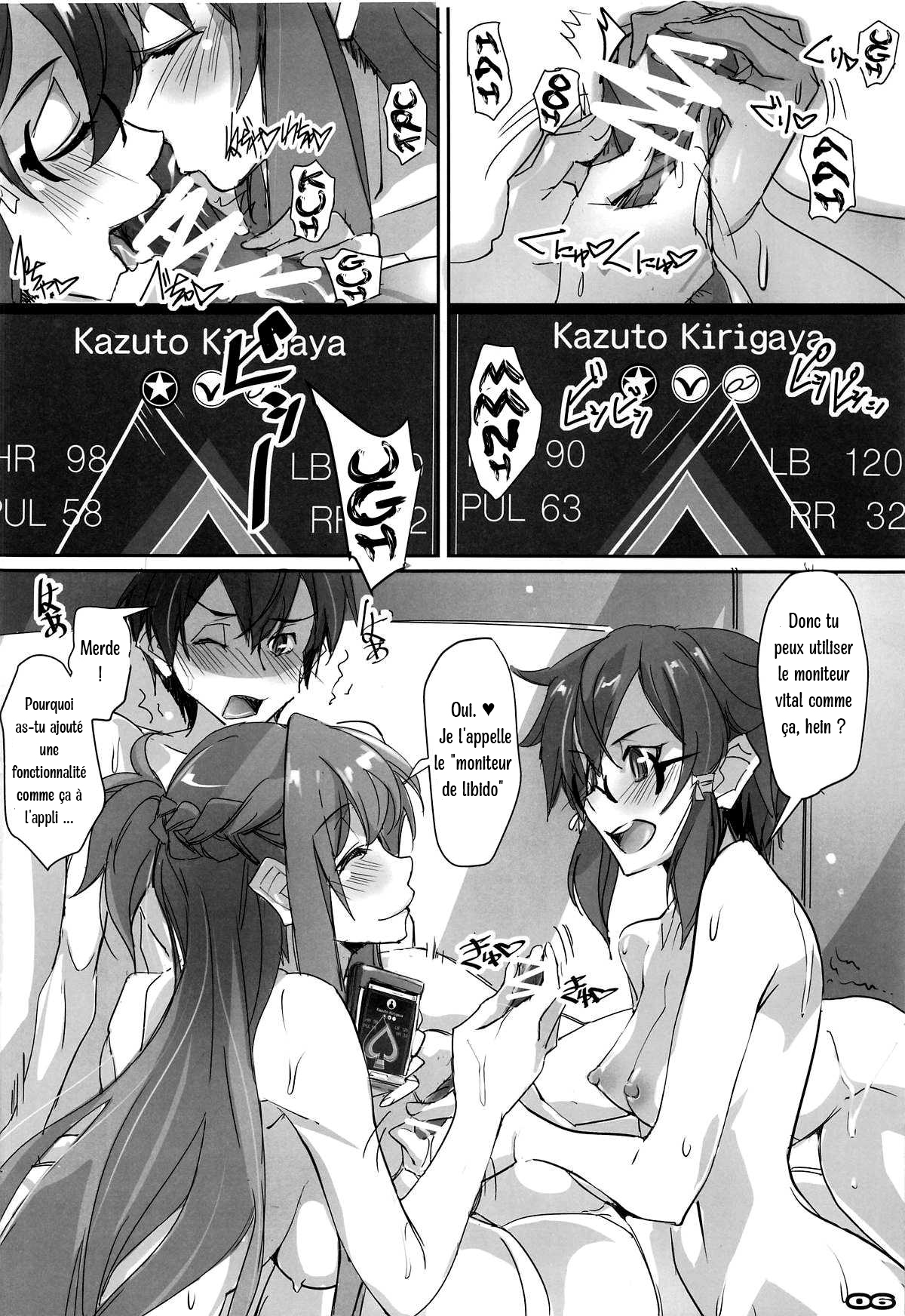 (C95) [RYU-SEKI-DO (Nagare Hyo-go)] LS Monitor (Sword Art Online) [French] [Vancouver23] 4eme image