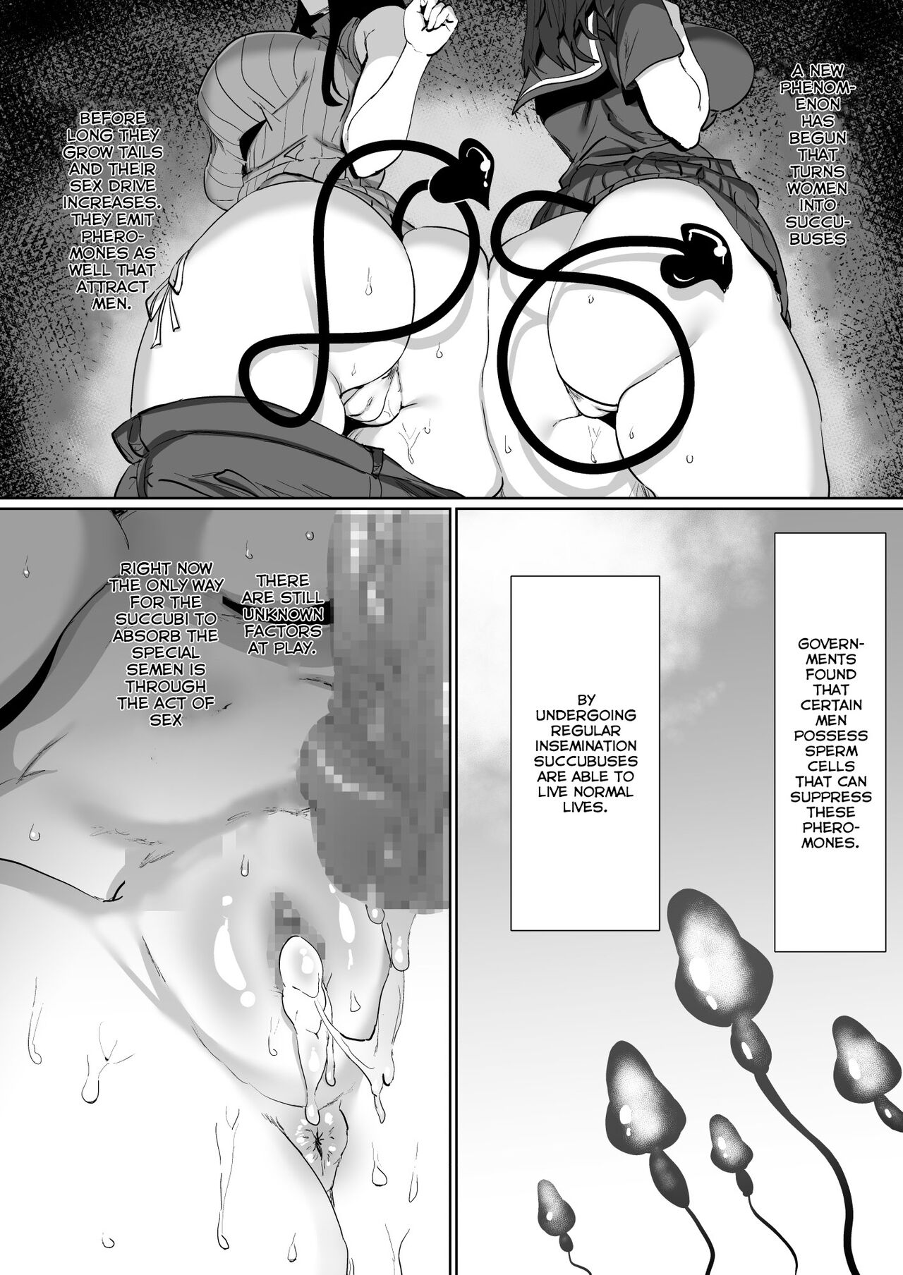 [Hikagemon] Onnanoko ga Aru Hi Totsuzen Succubus ni Natte Shimau Sekai no Hanashi [English] [Incomplete] imagen número 5