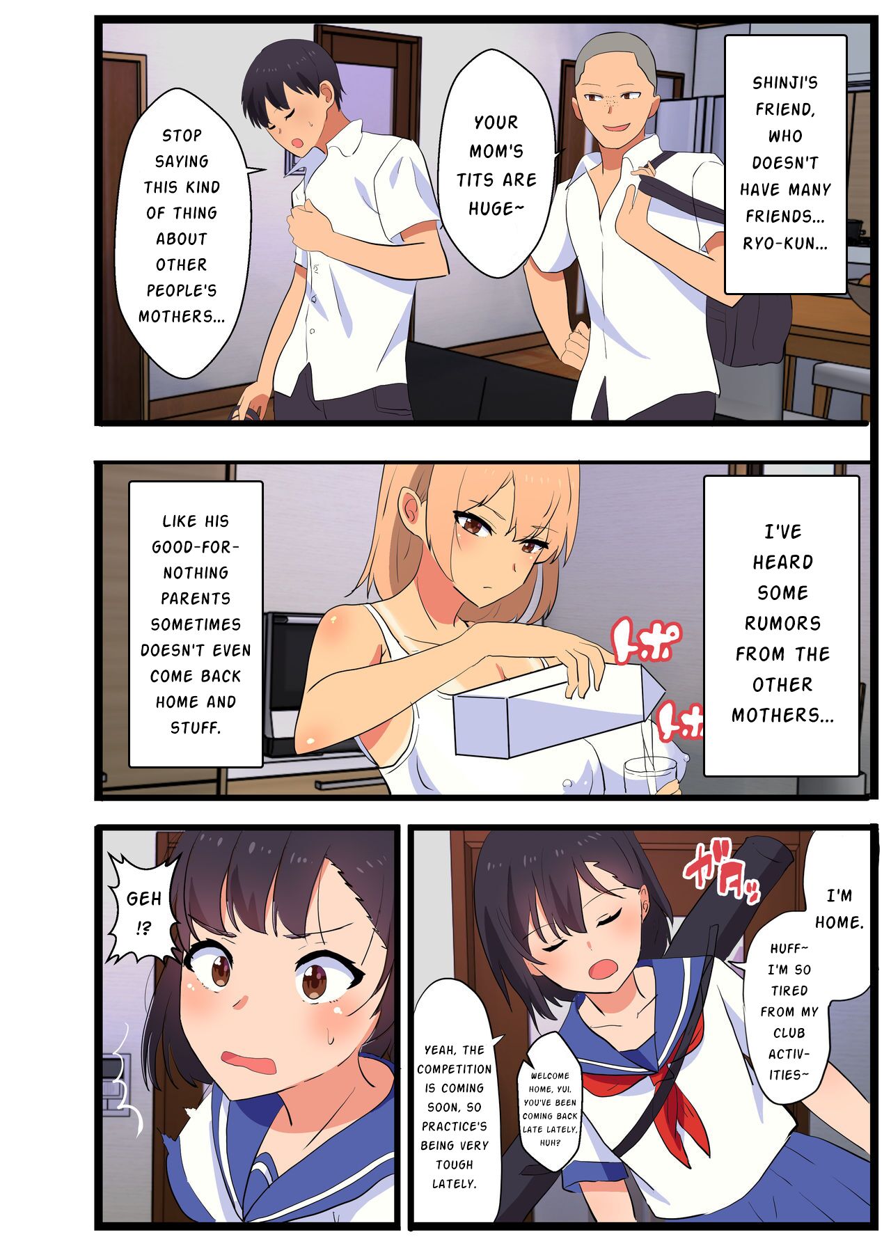 [tarobaumu] ~NTR Kazoku~ Kazoku Omoi no Tsuyoki na Moto Yanmama ga Musuko no Tomodachi no SeFri Benki ni Ochiru made | ~NTR Family~ The story of a strong-willed mother who cares about her family, and her fall into the hands of her son's bully friend. 画像番号 8