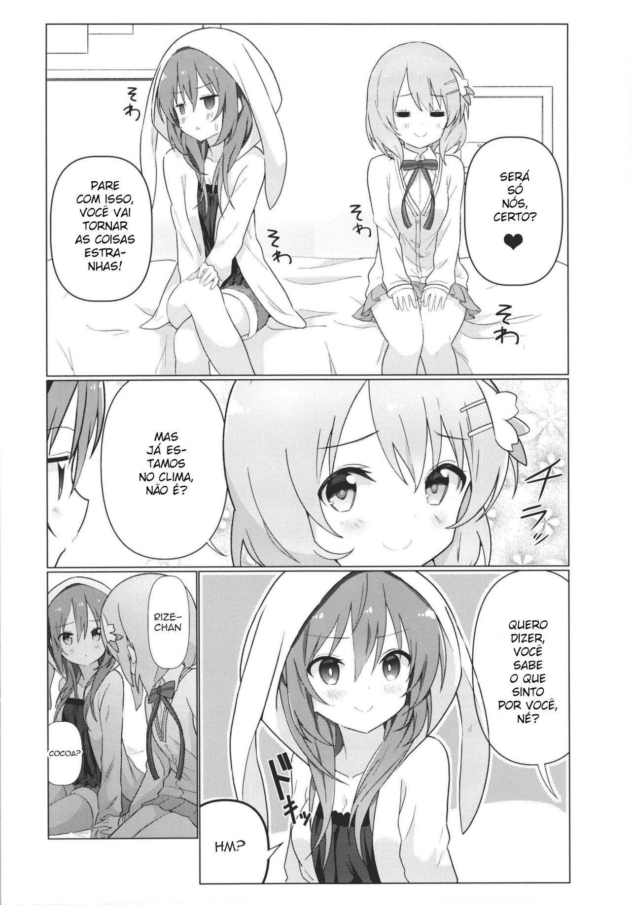 (C93) [vivid_dot (Nanakusa Amane)] KokoRize de Yuri ni Mezameru Hon (Gochuumon wa Usagi desu ka?) [Portuguese-BR] imagen número 6