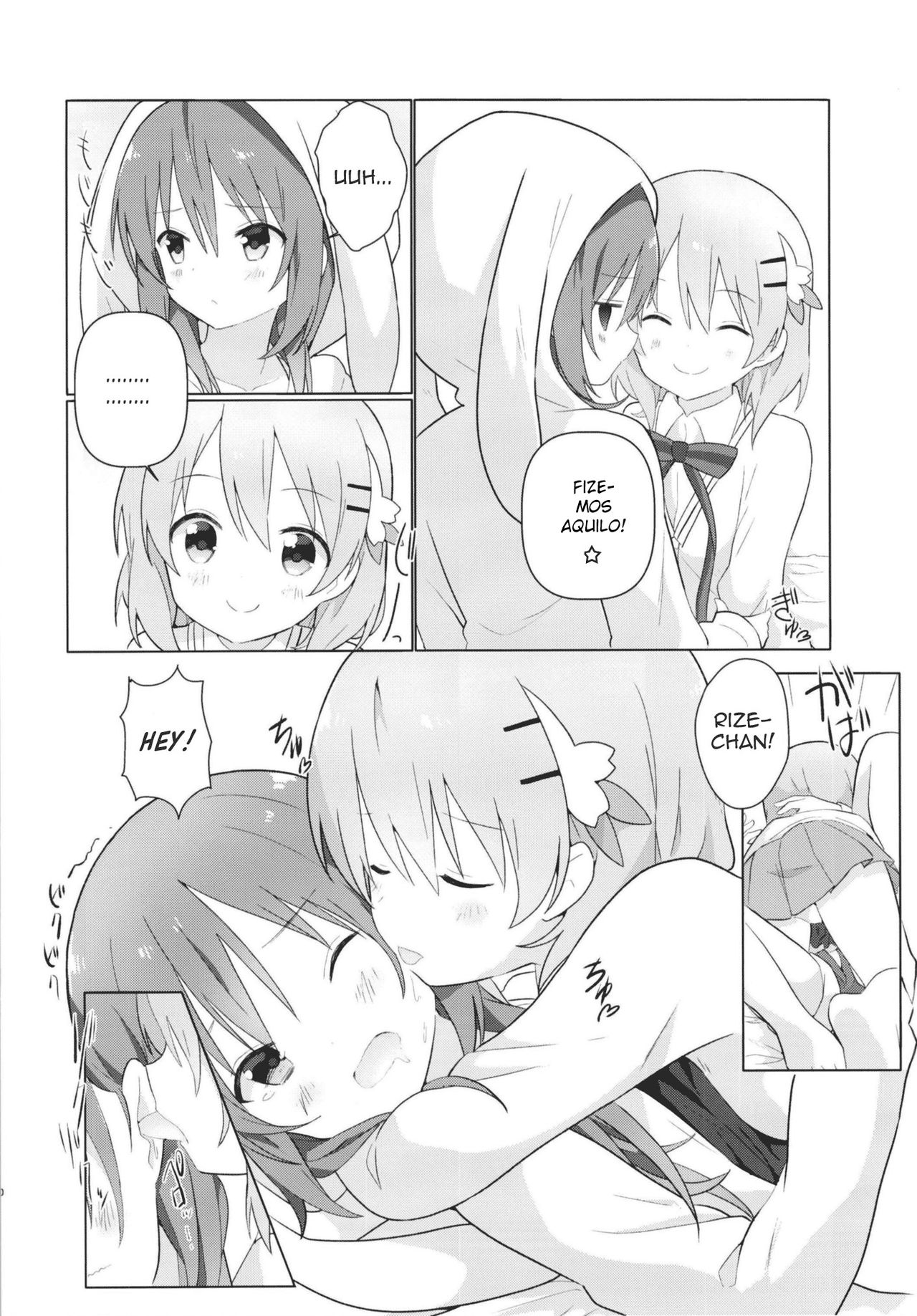 (C93) [vivid_dot (Nanakusa Amane)] KokoRize de Yuri ni Mezameru Hon (Gochuumon wa Usagi desu ka?) [Portuguese-BR] imagen número 12