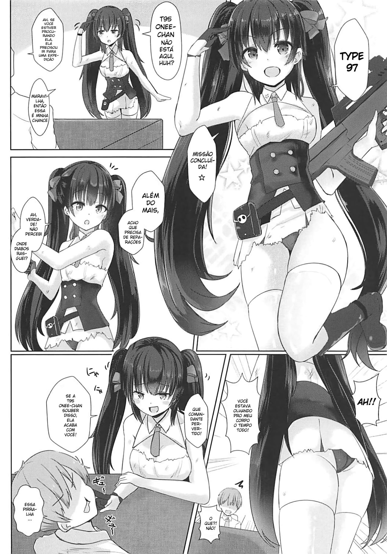 [Neruneru (Neneru)] Ato 95-kai demo Ikemasu!! (Girls Frontline) [Portuguese-BR] 3eme image